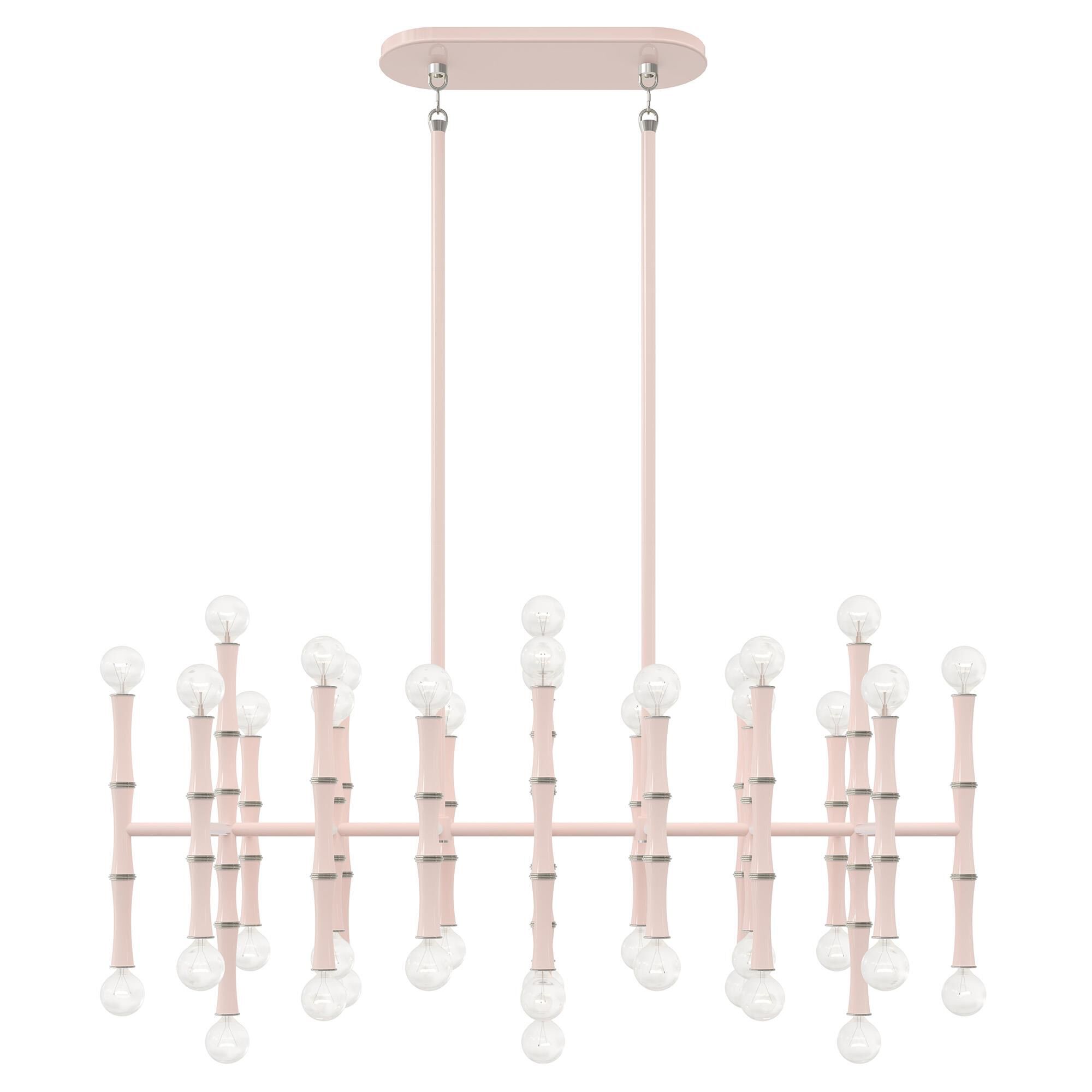 Shown in Rose Water finish and Polished Nickel accent