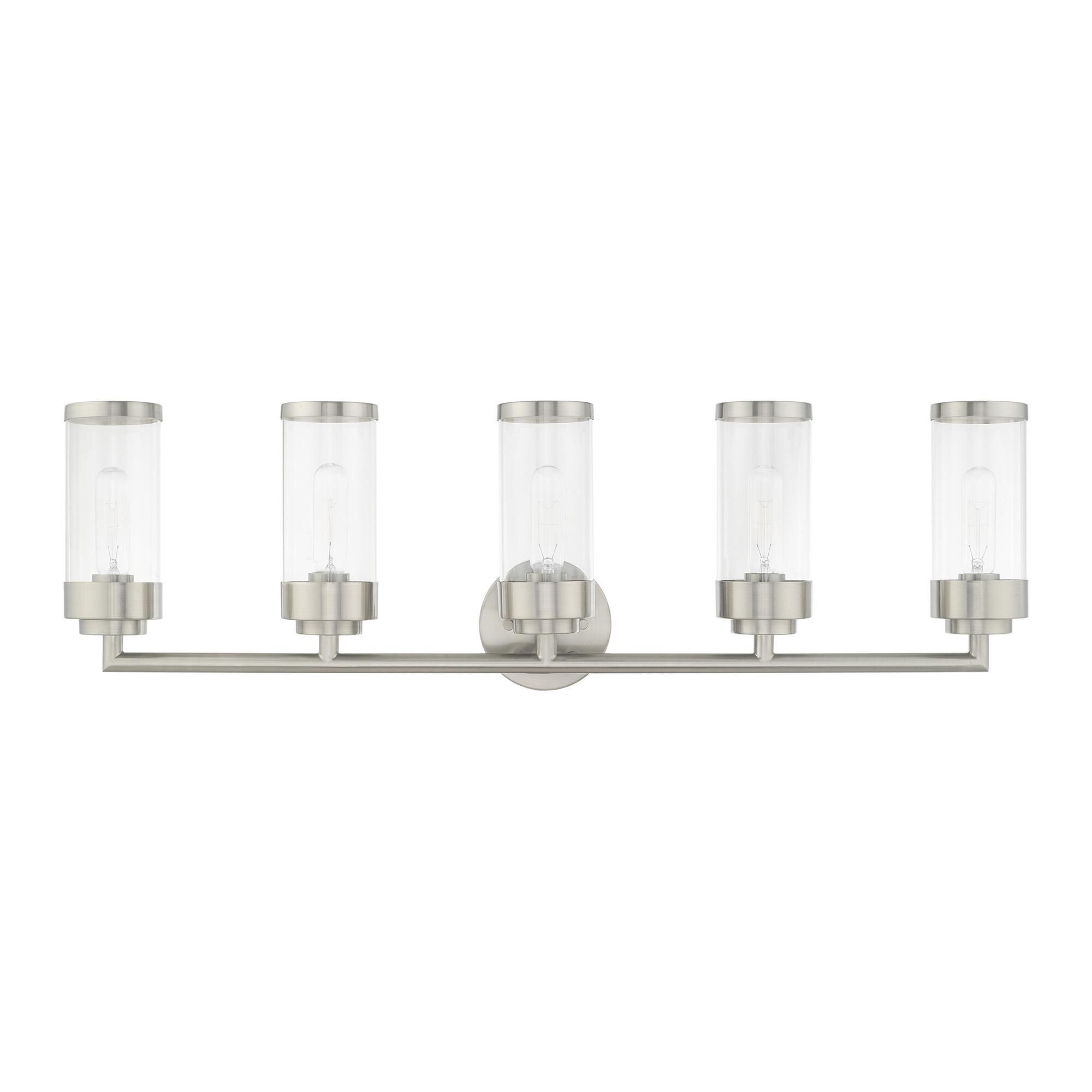 Hillcrest 35 Inch 5 Light Bath Vanity Light by Livex Lighting