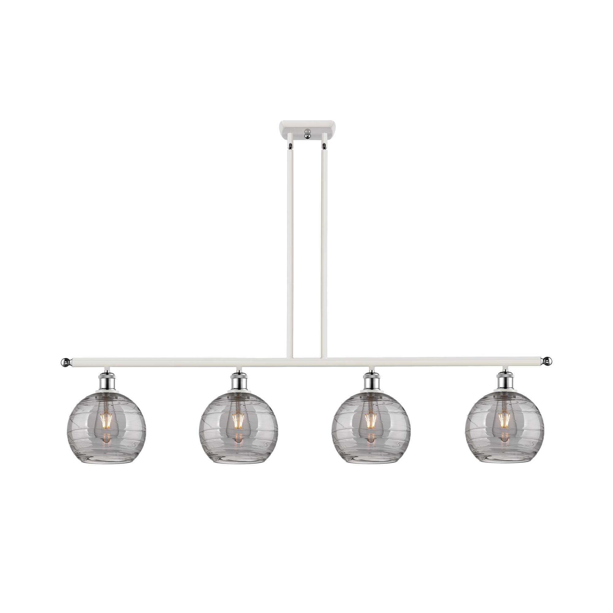 Bruno Marashlian Athens Deco Swirl 48 Inch Linear Suspension Light by Innovations Lighting
