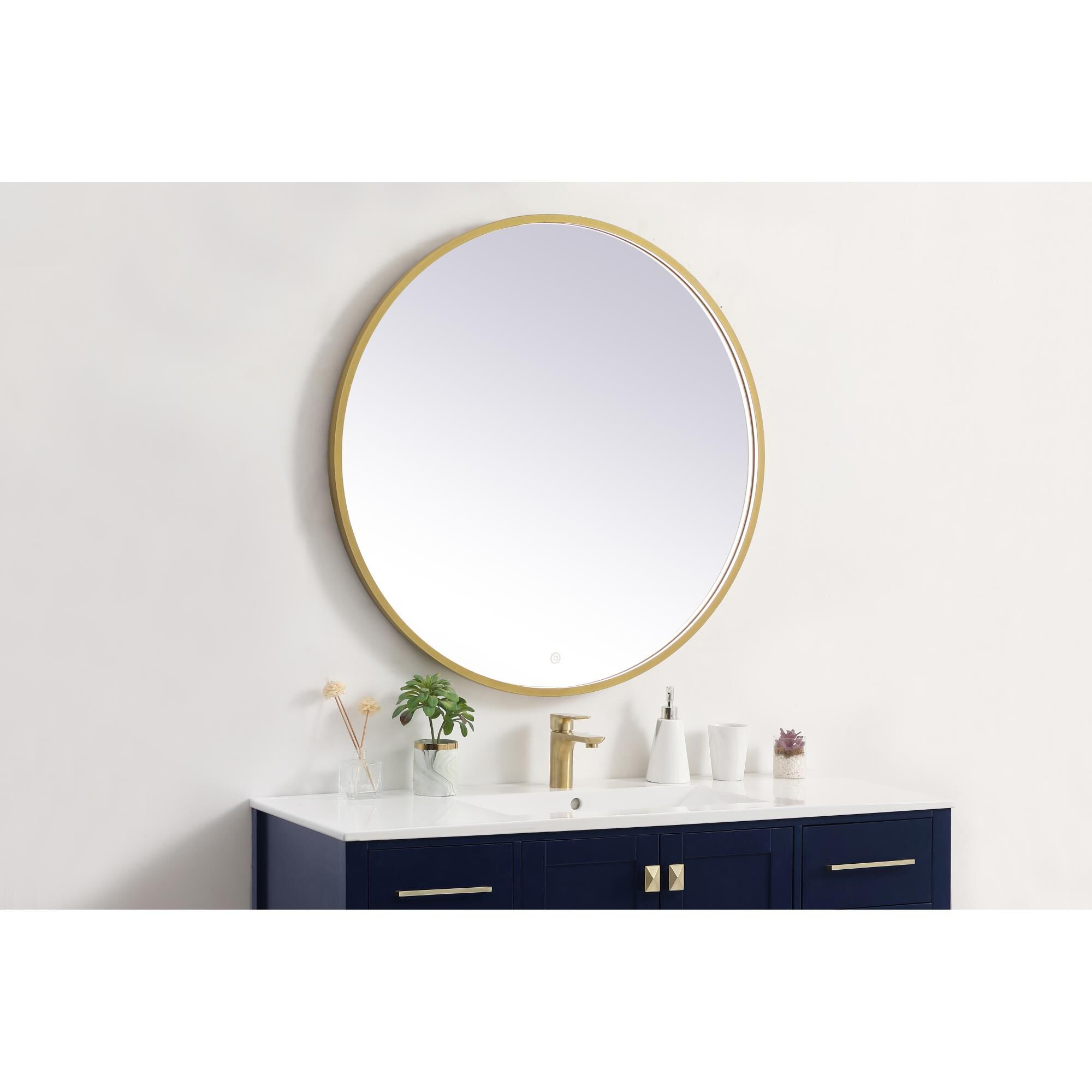 Pier LED Lighted Mirror by Elegant Decor