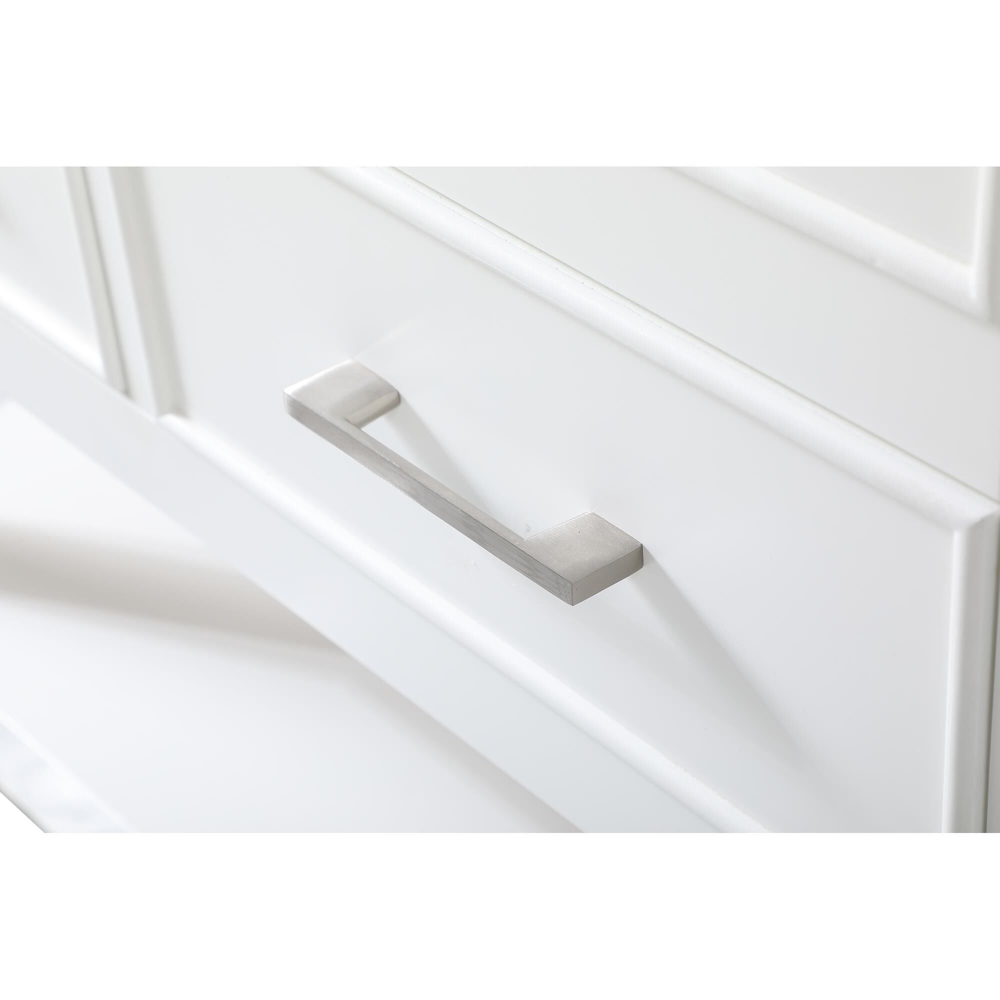 Shown in White finish