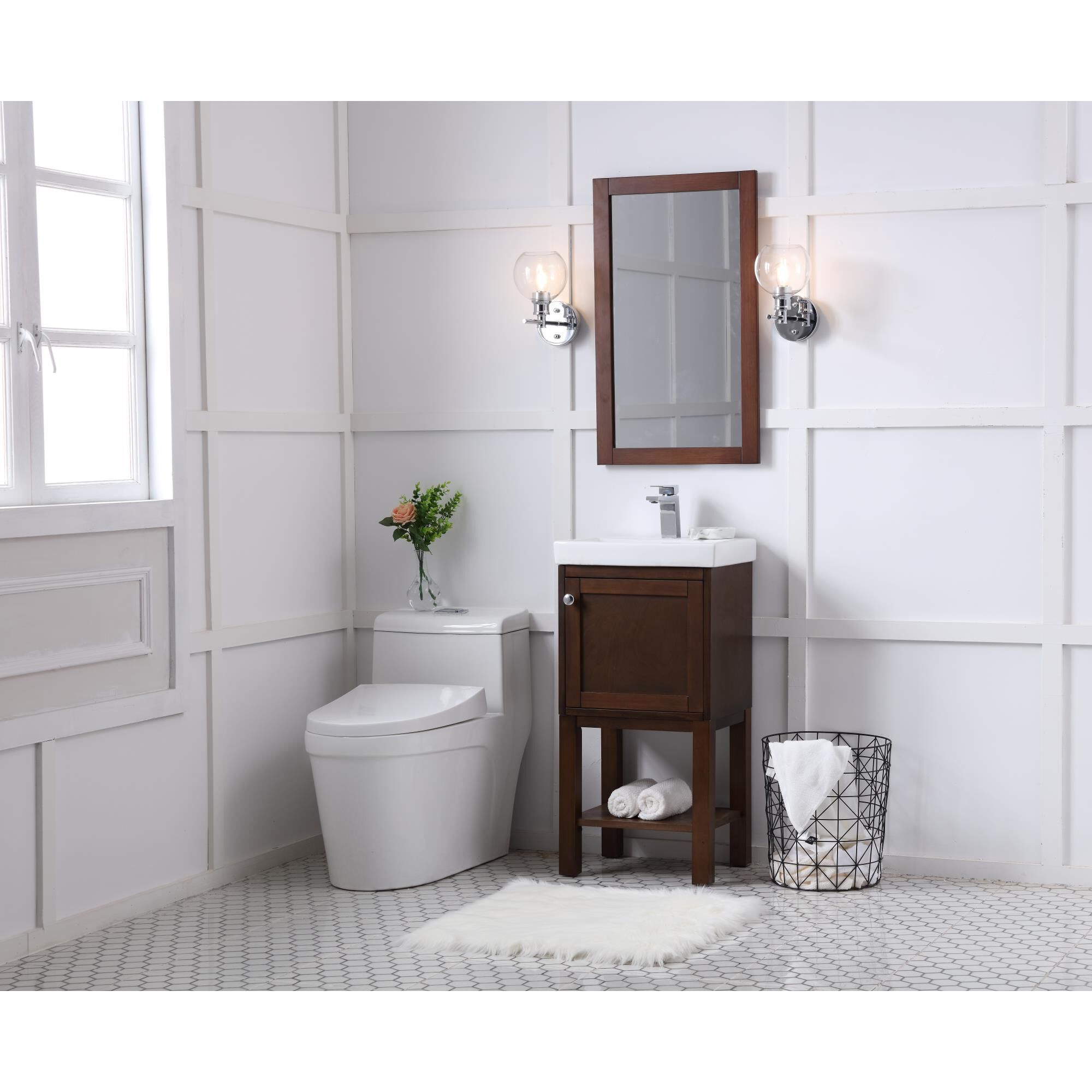 Shown in Antique Coffee finish