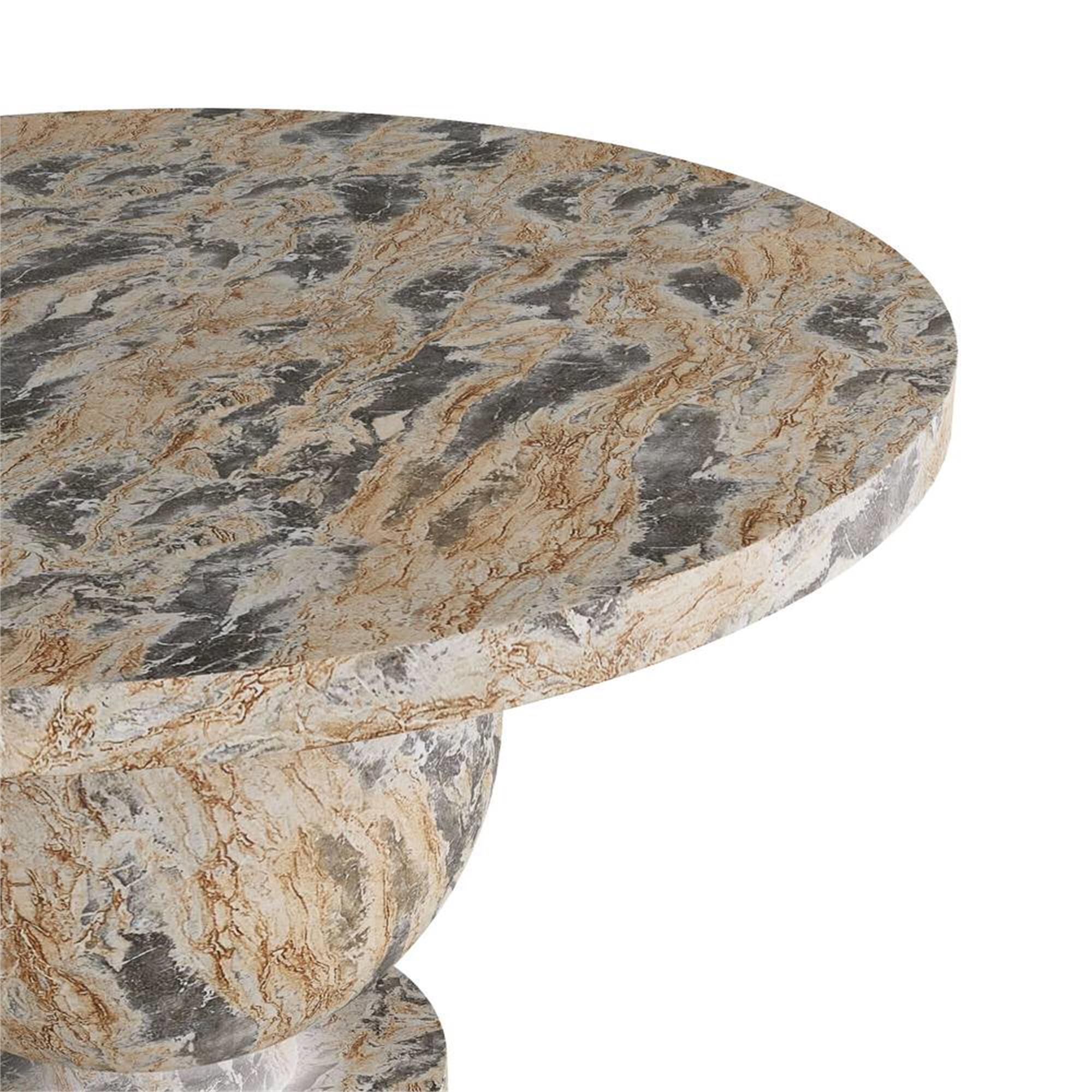 Shown in Sahara Faux Marble finish