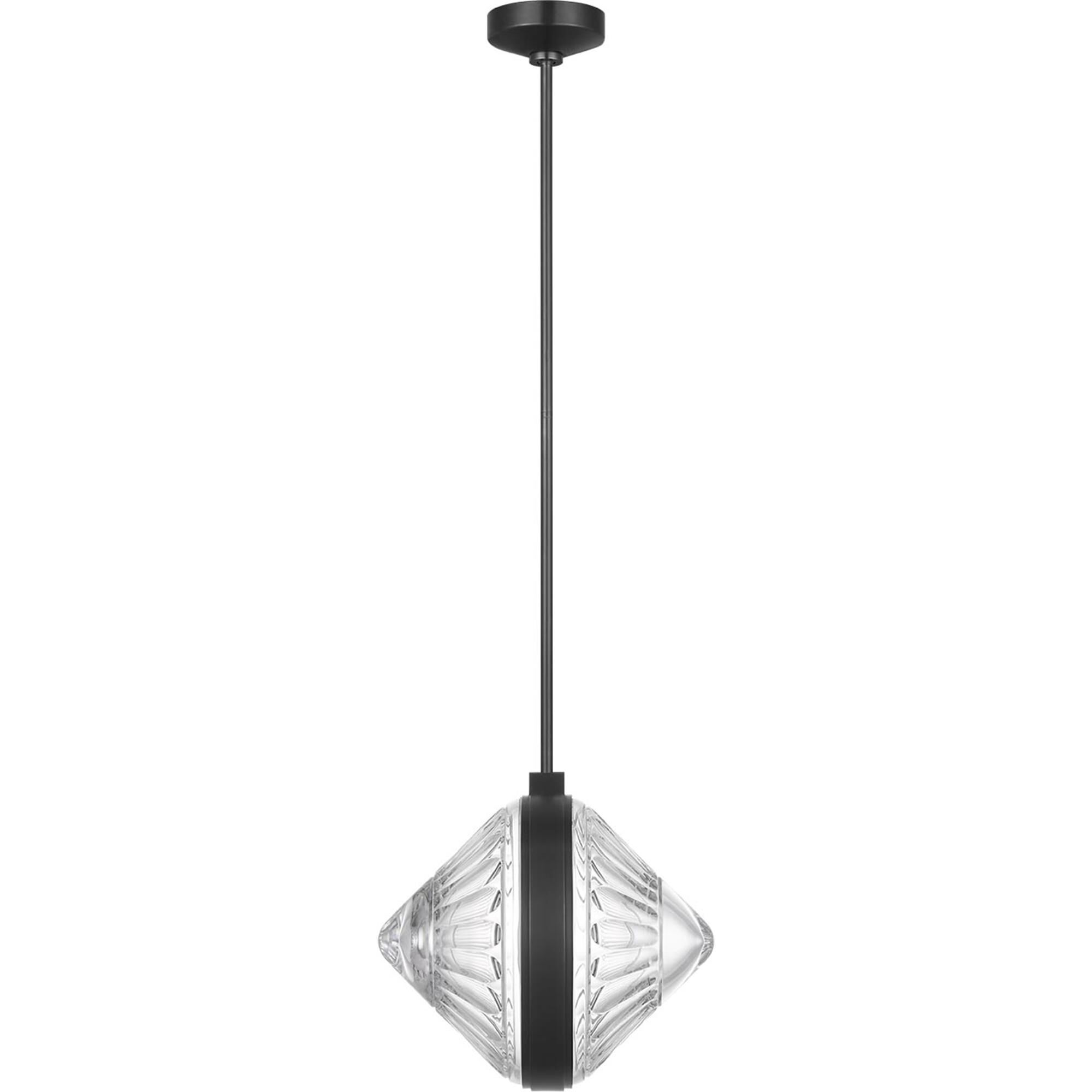 Shown in Bronze finish and Clear crystal