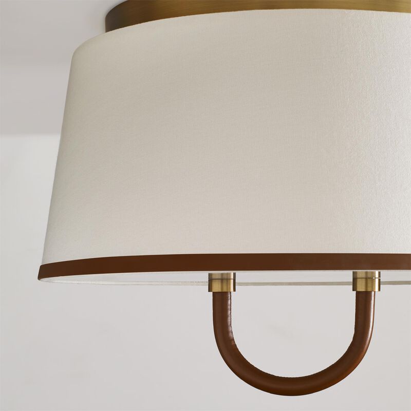 Lauren Ralph Lauren Katie 16 Inch 2 Light Semi Flush Mount by Visual Comfort Studio