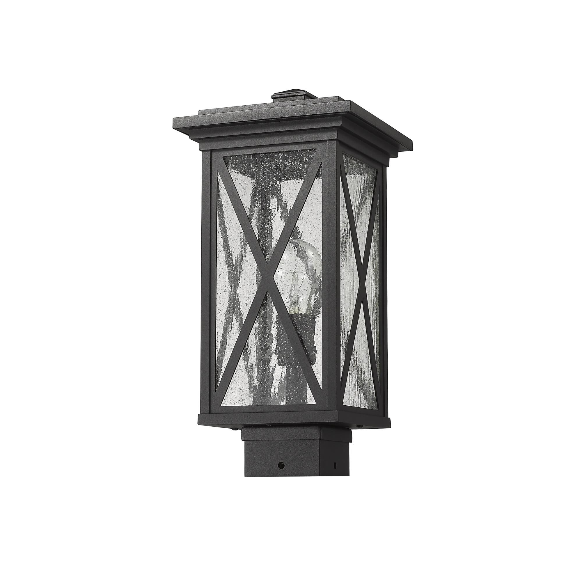 Z-Lite Brookside 15 Inch Tall Outdoor Post Lamp
