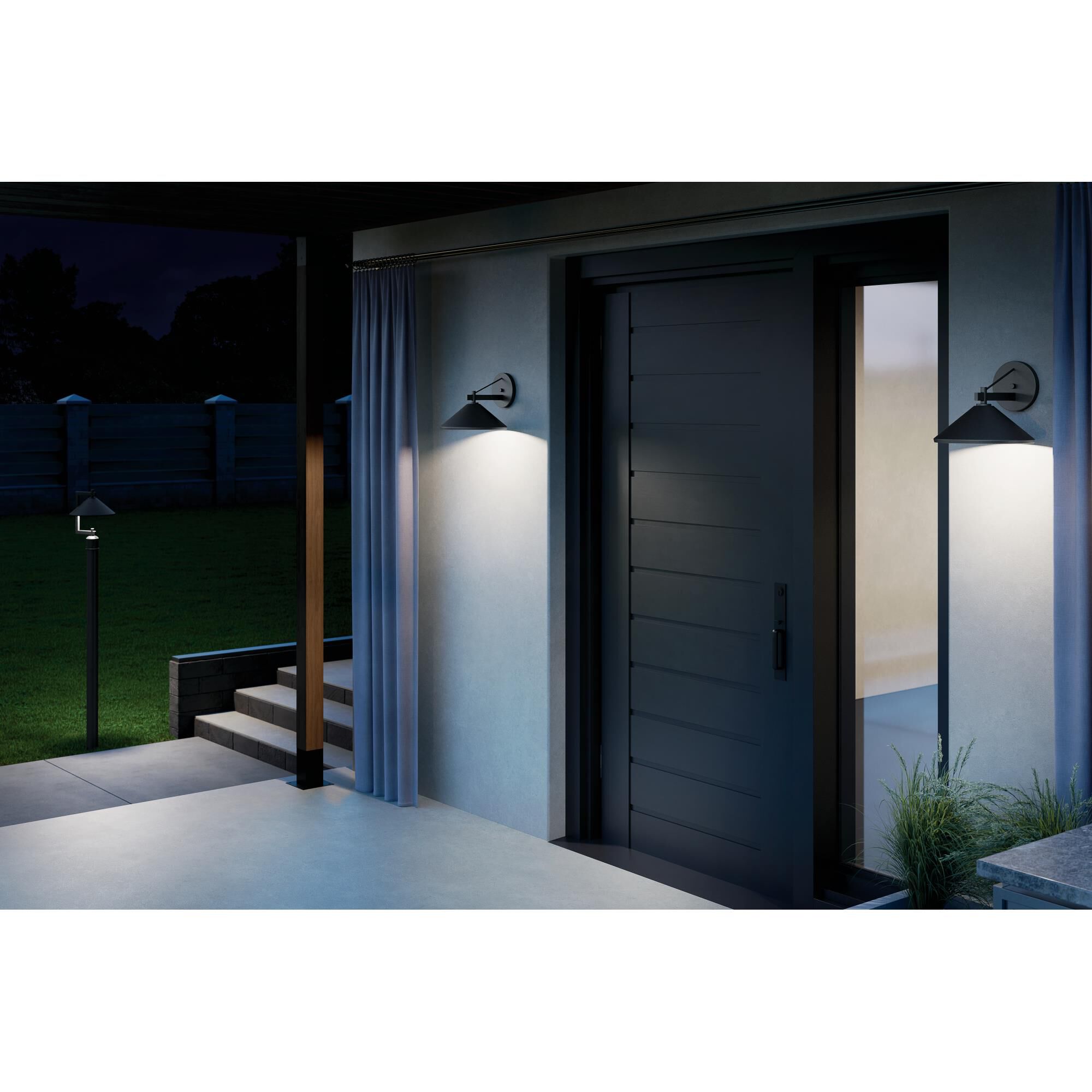 Ripley 16 Inch Outdoor Post Lamp by Kichler Lighting