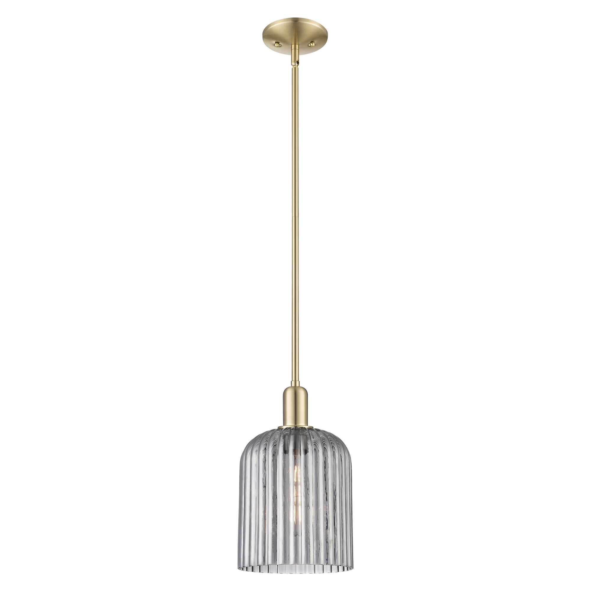 Shown in Champagne Bronze finish and Light Smoke glass