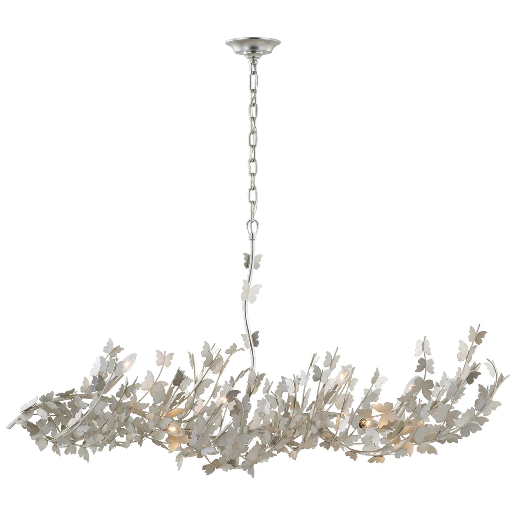 Shown in Burnished Silver Leaf finish