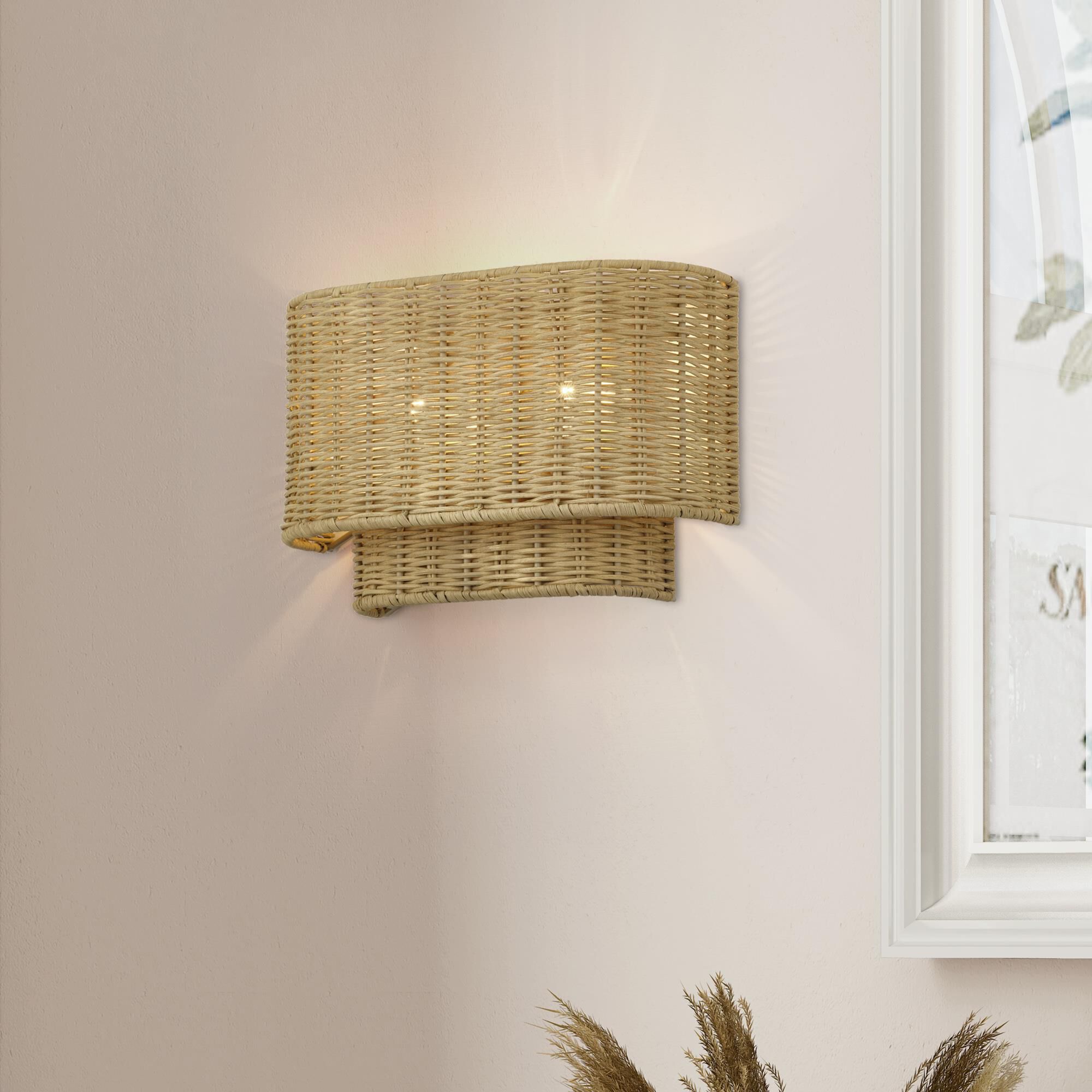 Weavington 8 Inch Wall Sconce by Livex Lighting
