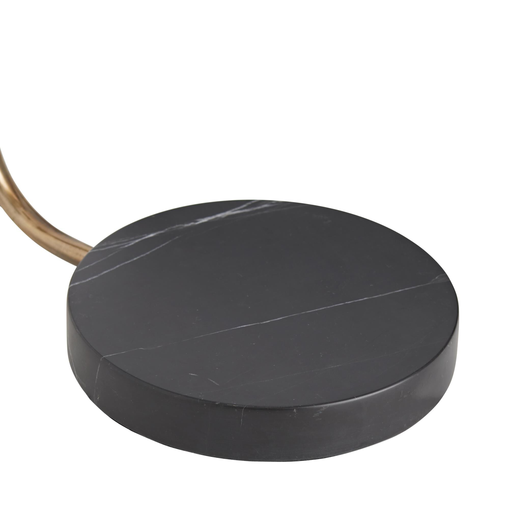 Shown in Heritage Brass finish and Iron shade