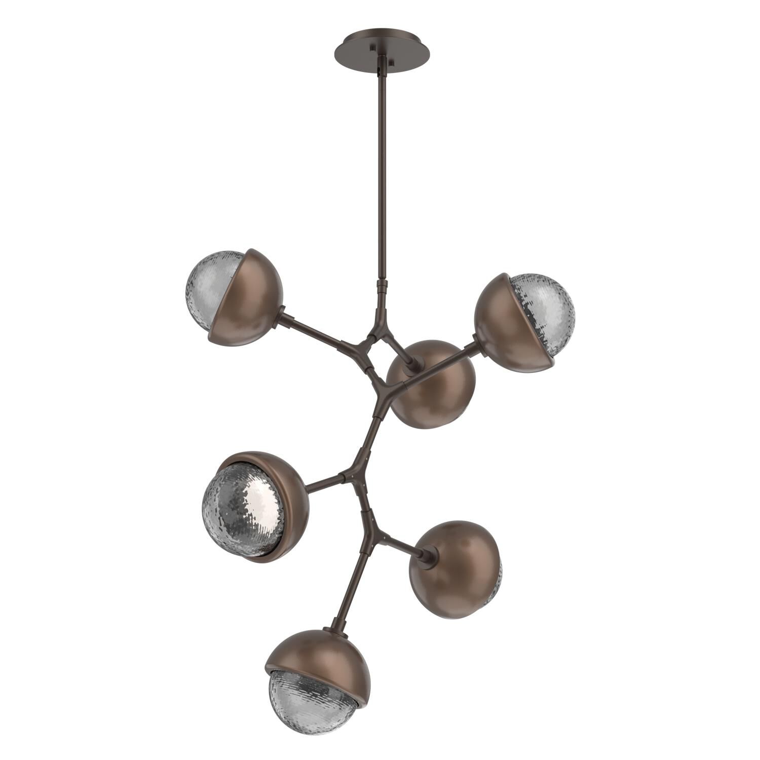 Shown in Flat Bronze finish and Smoke glass and Burnished Bronze accent
