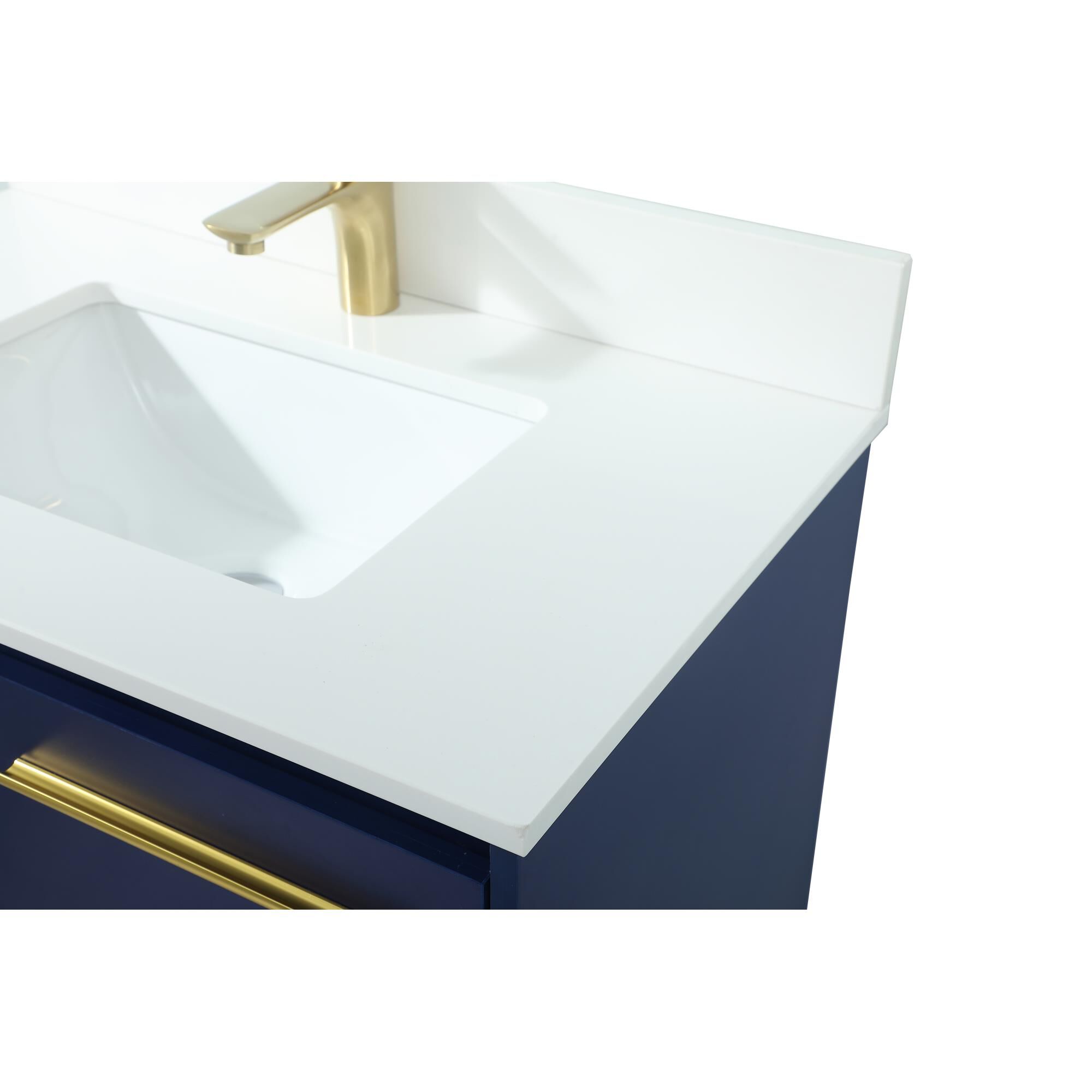 Shown in Blue finish