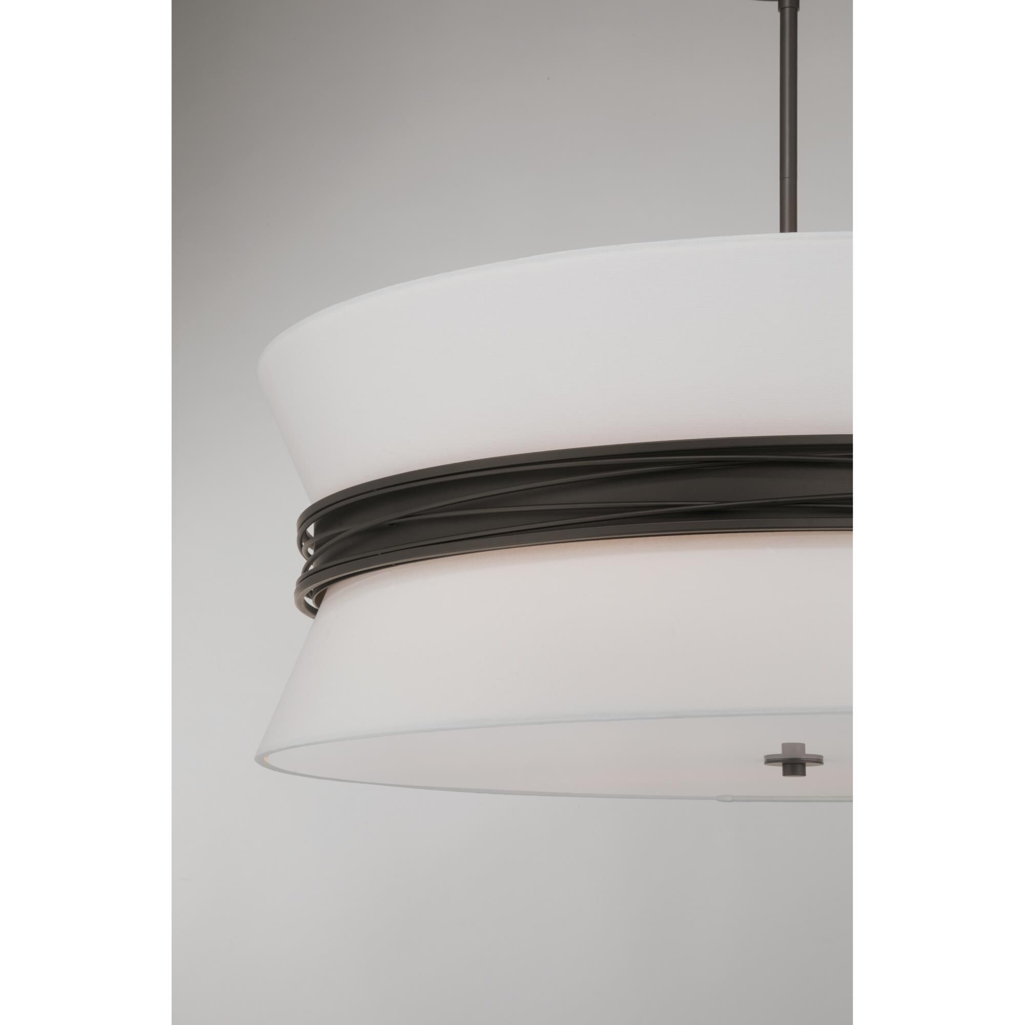 Shown in Dark Bronze finish and White shade