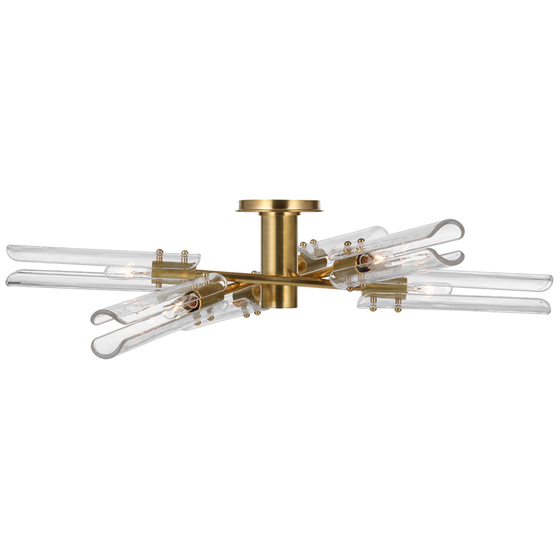 AERIN Casoria 28 Inch 6 Light LED Flush Mount by Visual Comfort Signature Collection