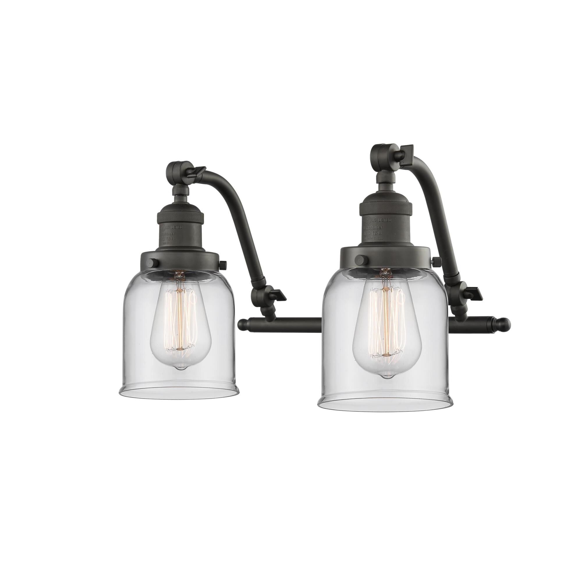 Bruno Marashlian Small Bell 18 Inch 2 Light Bath Vanity Light by Innovations Lighting