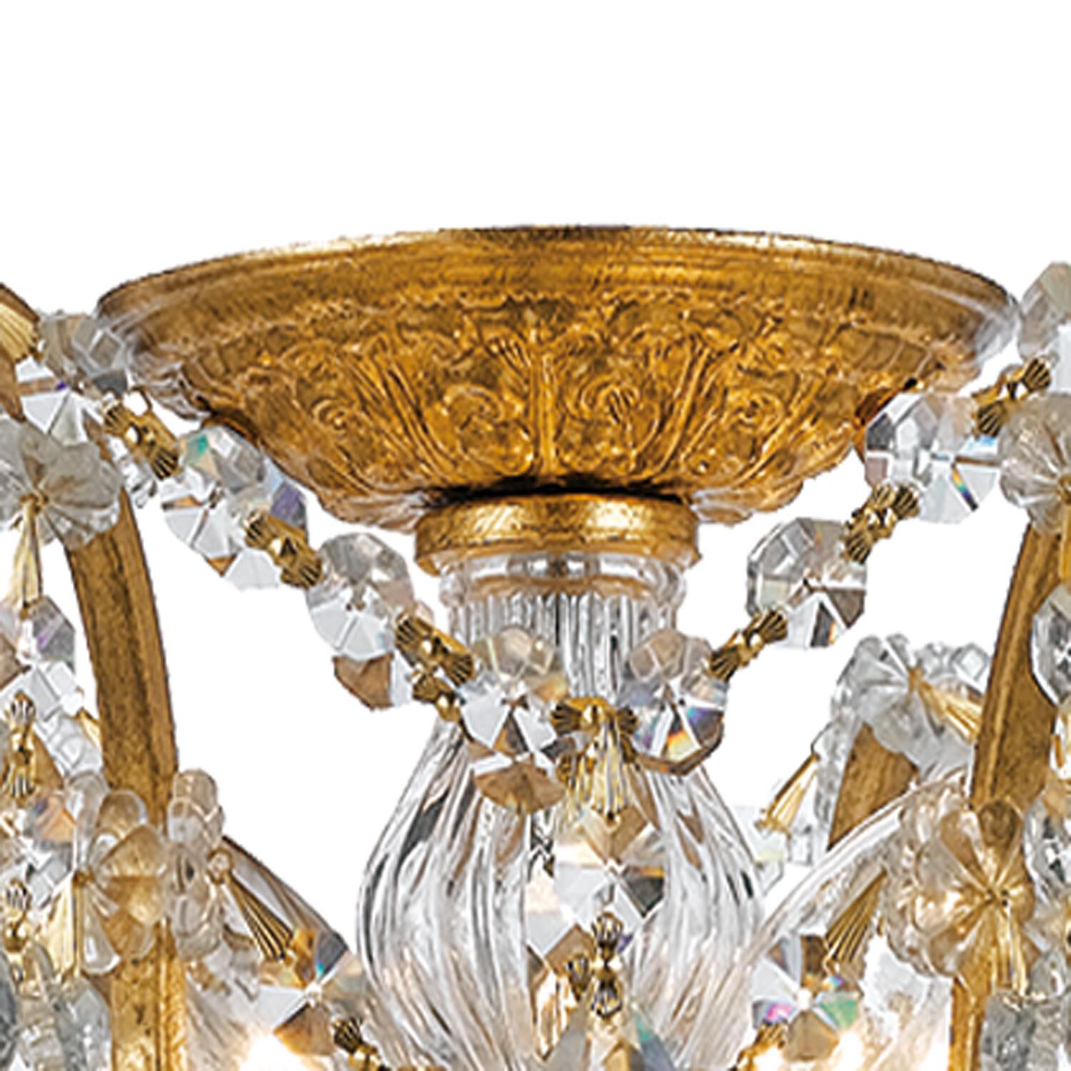 Filmore 19 Inch 5 Light Semi Flush Mount by Crystorama