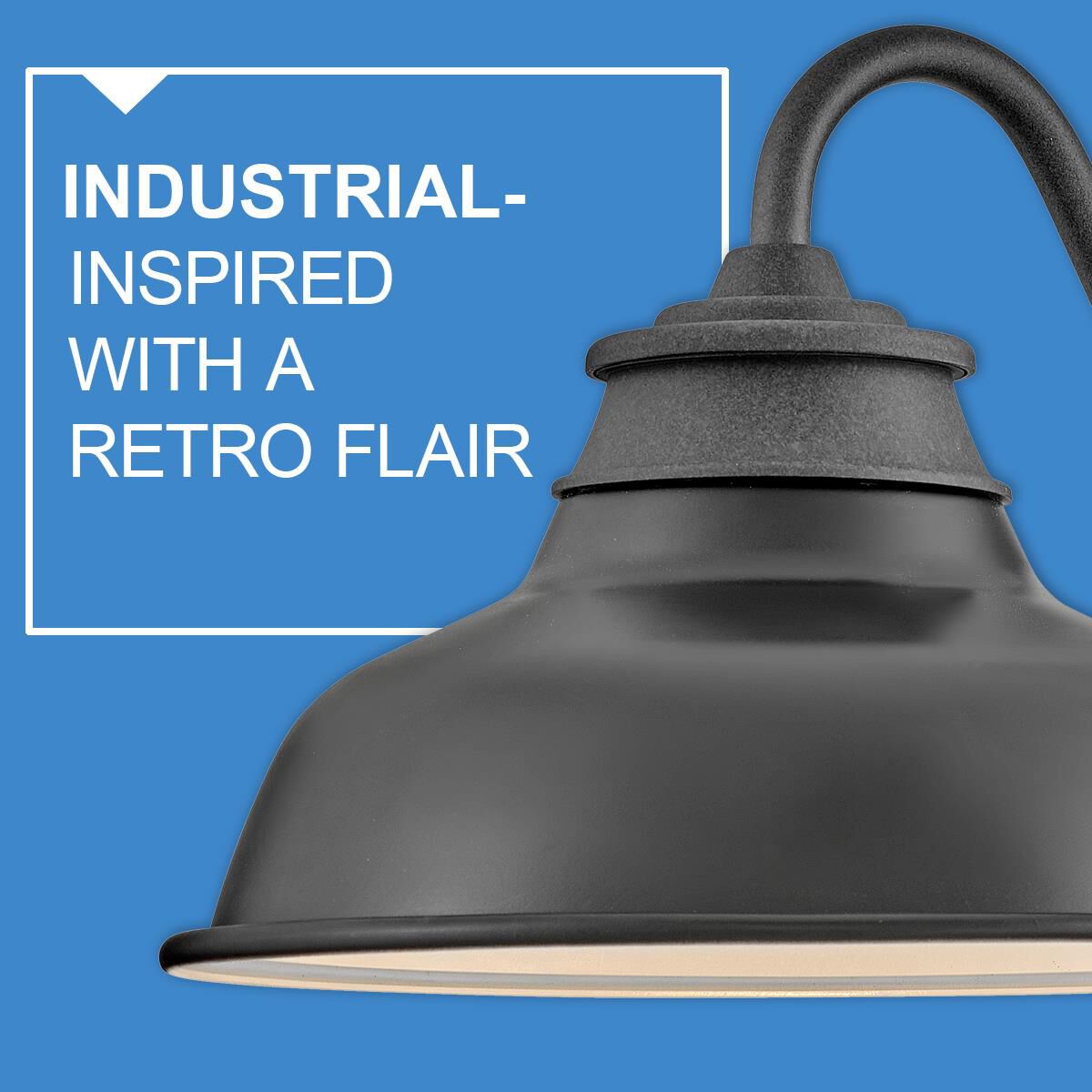 Shown in Aged Zinc finish