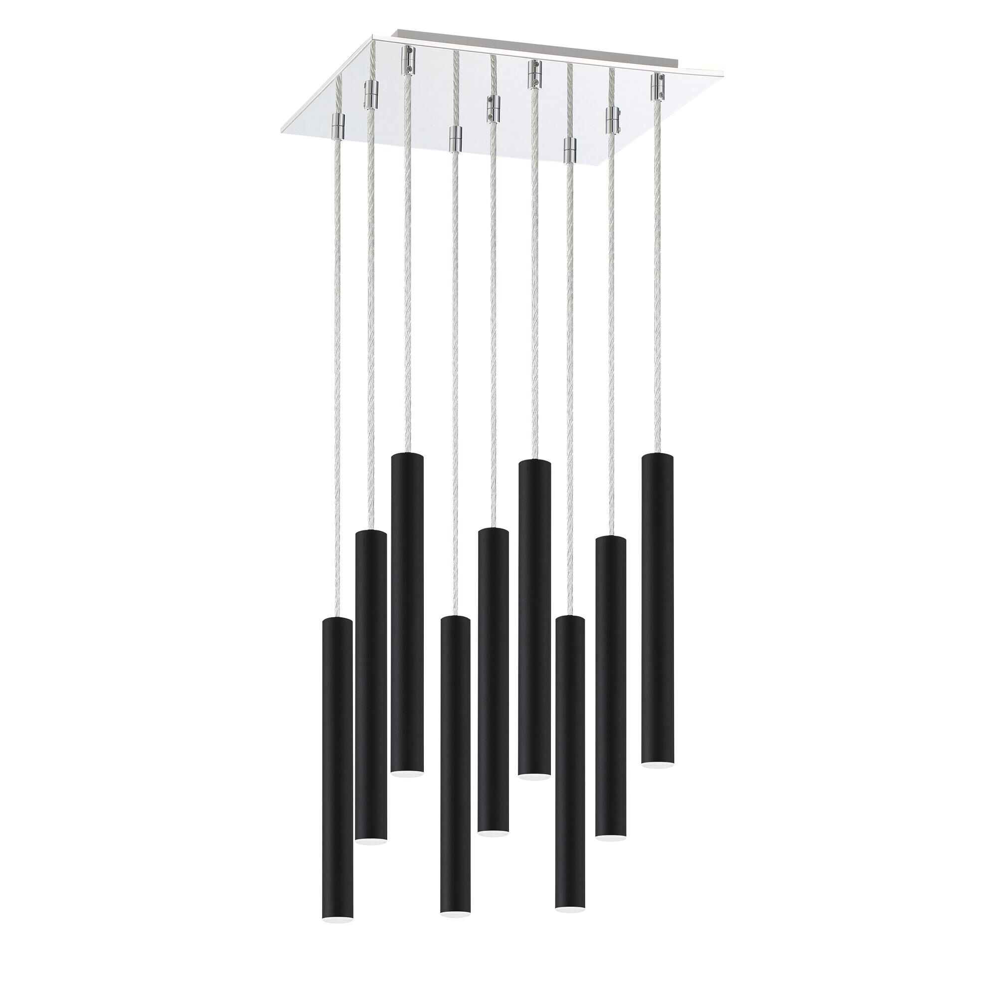 Forest 14 Inch 9 Light LED Linear Suspension Light by Z-Lite