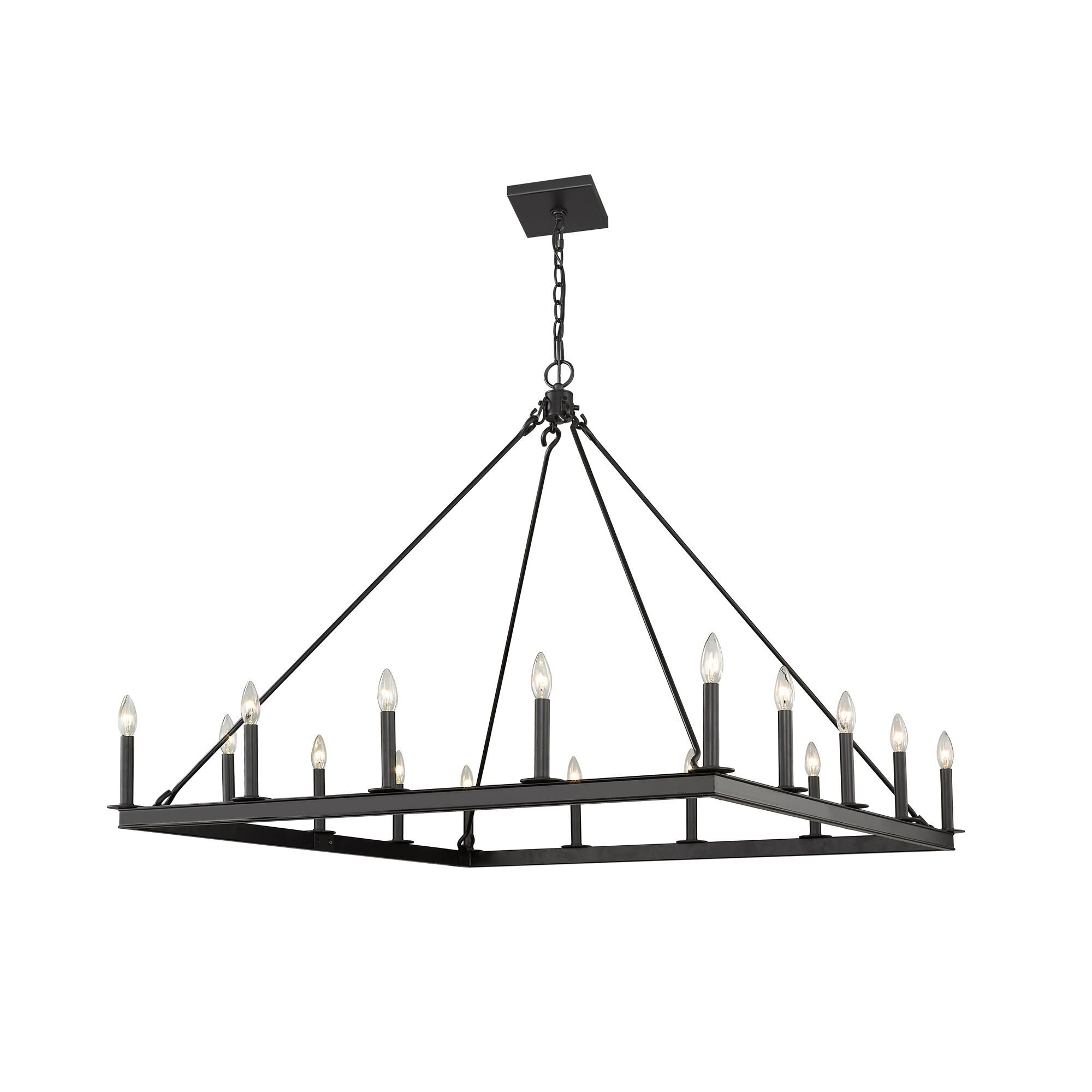 Shown in Matte Black finish and --- glass and --- shade