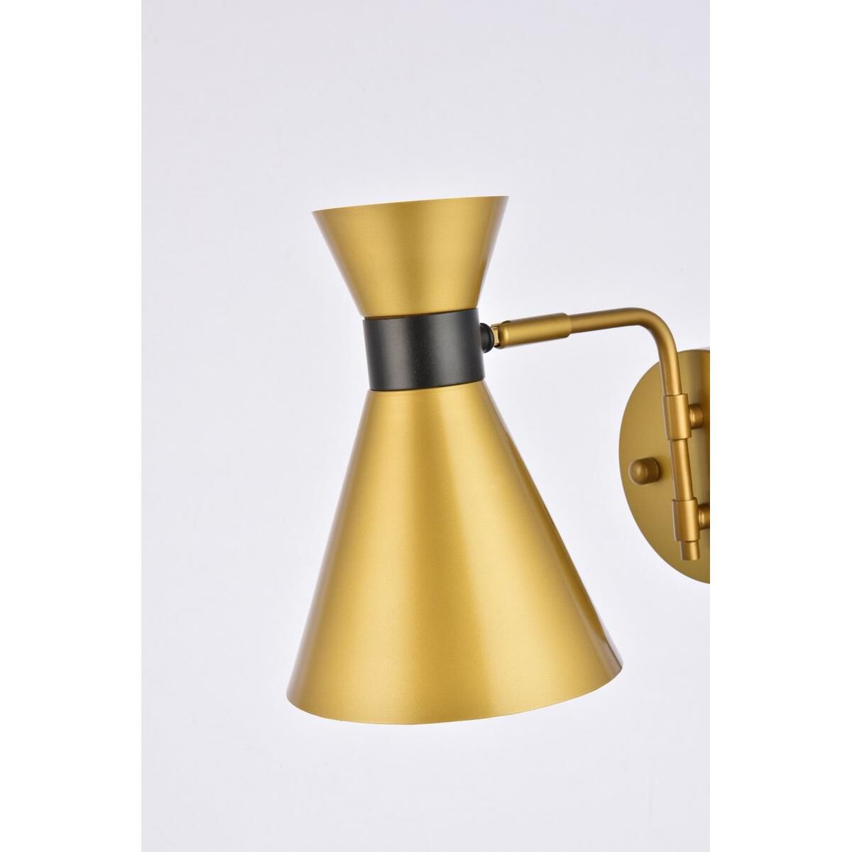 Shown in Black and Golden finish and Black and Golden Iron shade