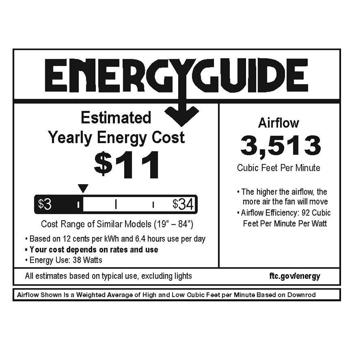 Metro 52 Inch Ceiling Fan by Hinkley Lighting