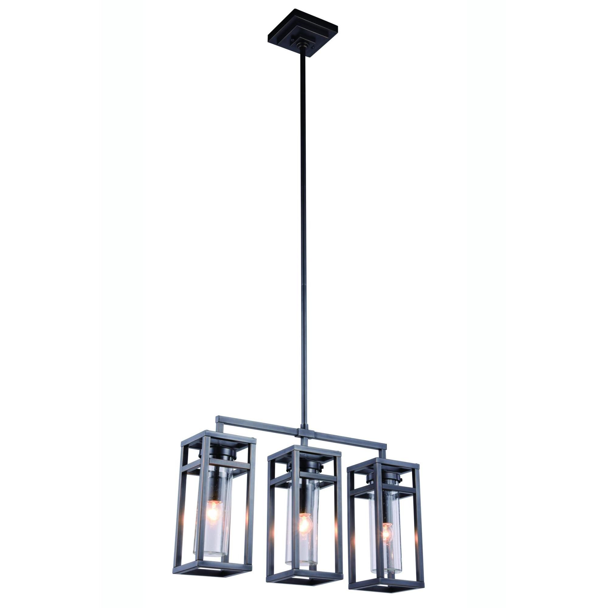 Bianca 6 Inch 3 Light Linear Suspension Light by Elegant Lighting