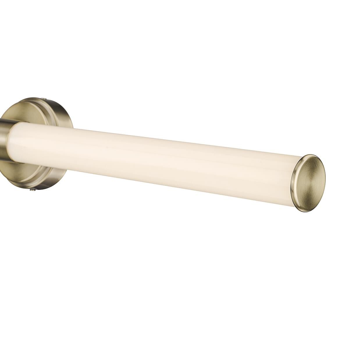 Shown in Modern Gold finish and White shade