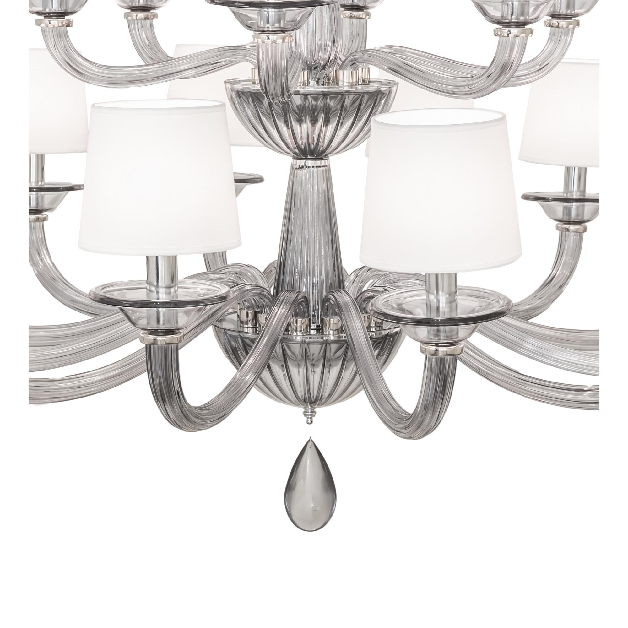 Murano Almaden 49 Inch 18 Light LED Chandelier by Meyda Lighting