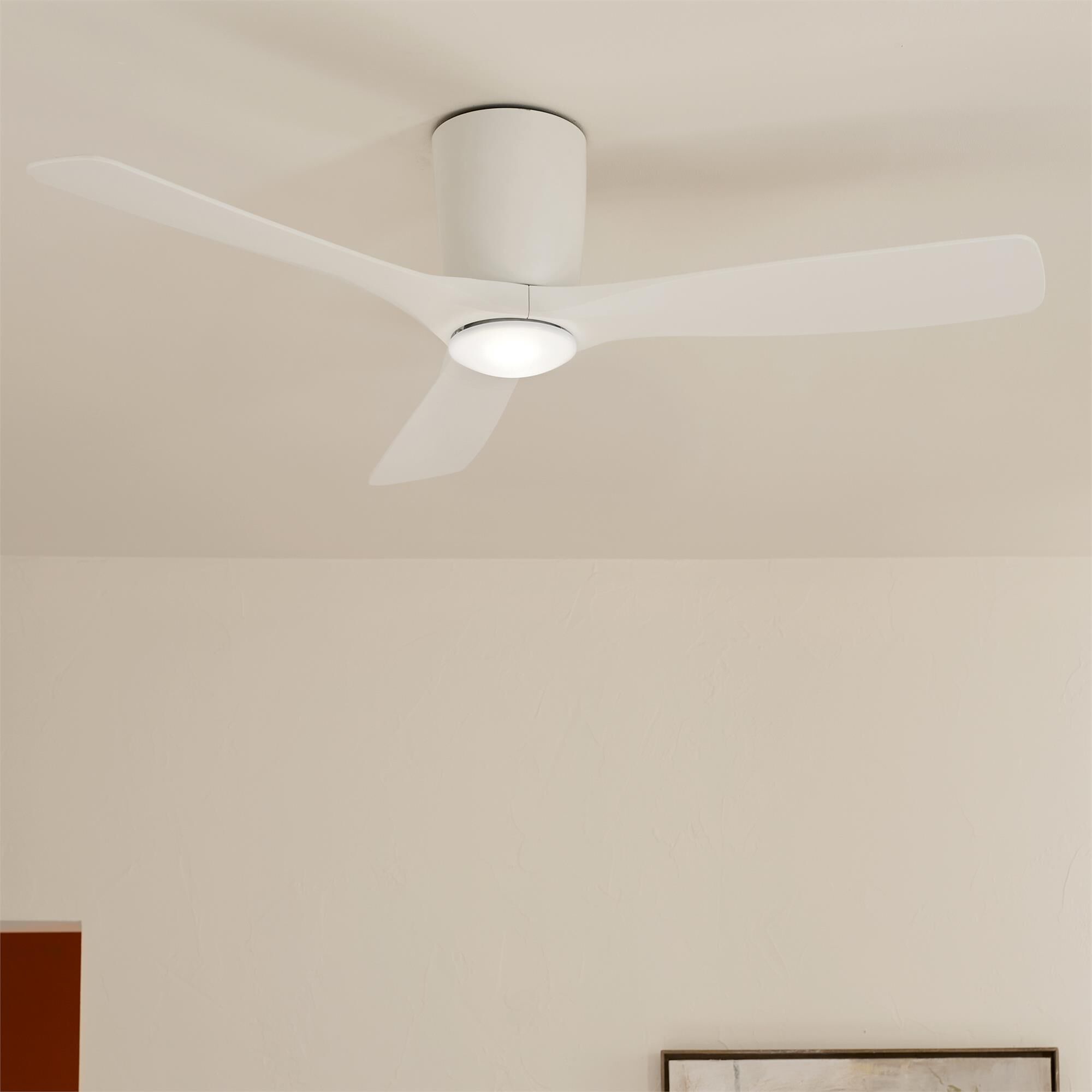 Shown in Matte White finish and Frosted White Polycarbonate Lens glass