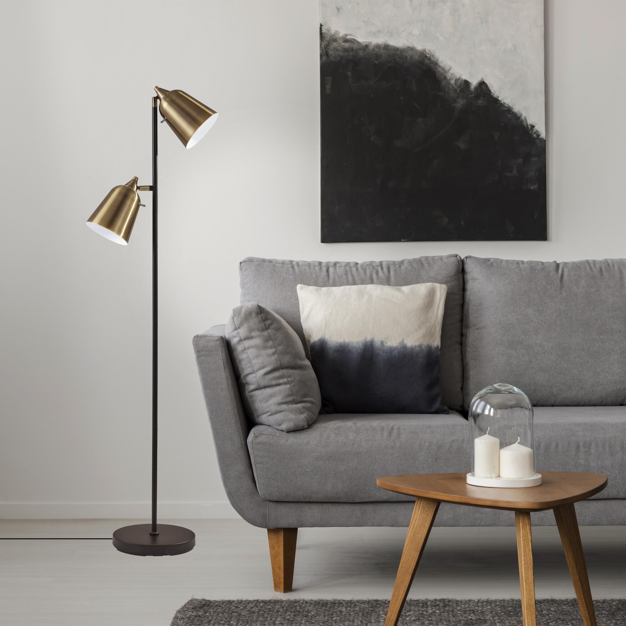 Malcolm 57 Inch Reading Lamp by Adesso