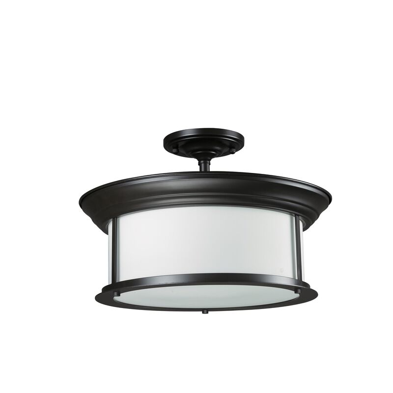 Sonna 15 Inch 3 Light Semi Flush Mount by Z-Lite