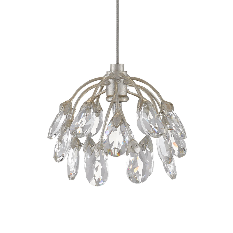 Crystal Bud 7 Light Multi Light Pendant by Currey & Company
