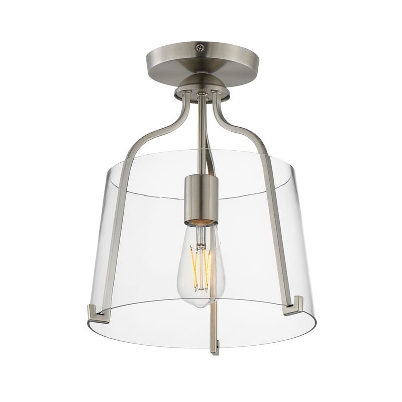 Bellmore 11 Inch Semi Flush Mount by Maxim Lighting