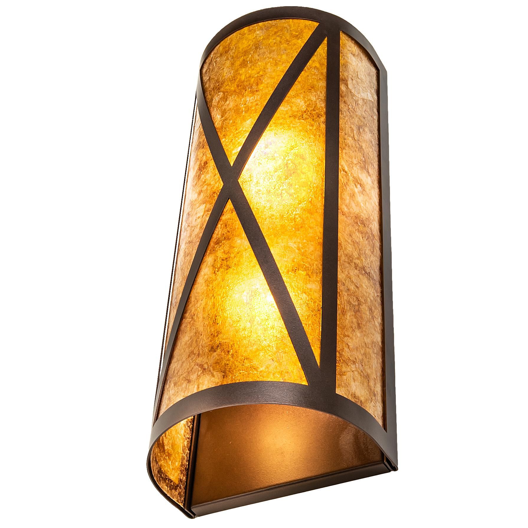 Saltire Craftsman 18 Inch Tall 2 Light Outdoor Wall Light by Meyda Lighting