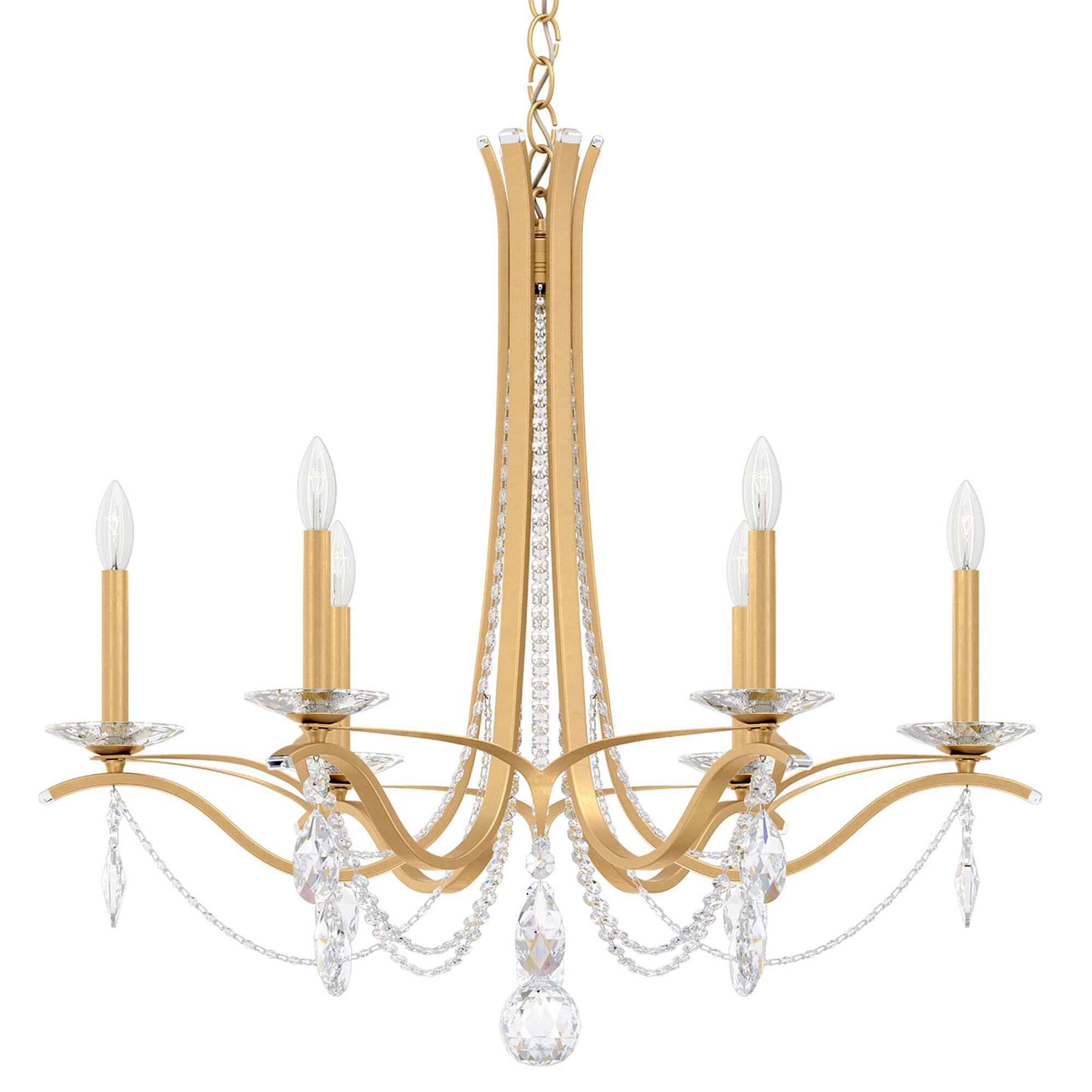 Shown in Heirloom Gold finish and Clear Radiance crystal