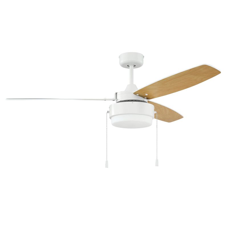 Intrepid 52 Inch Ceiling Fan with Light Kit by Craftmade