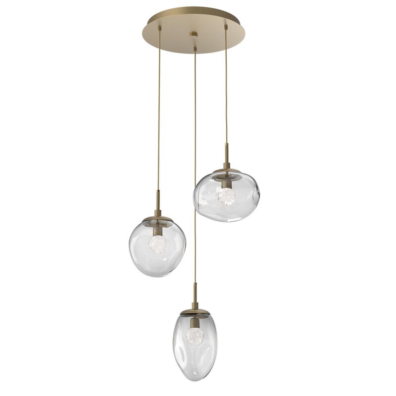 Cosmos 22 Inch 3 Light Multi Light Pendant by Hammerton Studio
