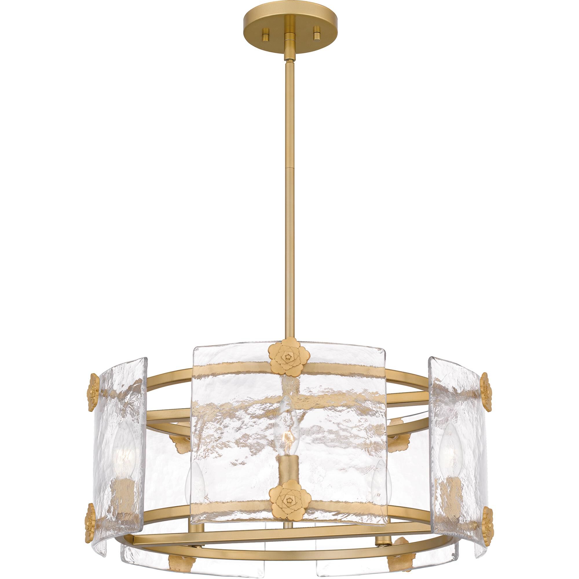 Jolie 21 Inch 6 Light Large Pendant by Quoizel