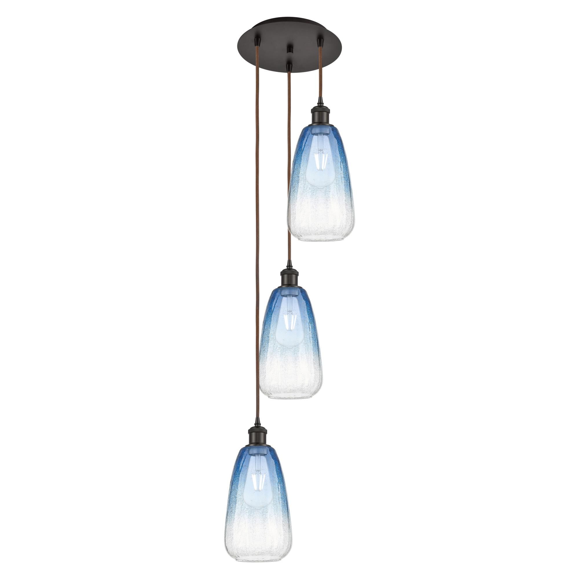 Bruno Marashlian Brookhaven Almond 13 Inch Multi Light Pendant by Innovations Lighting