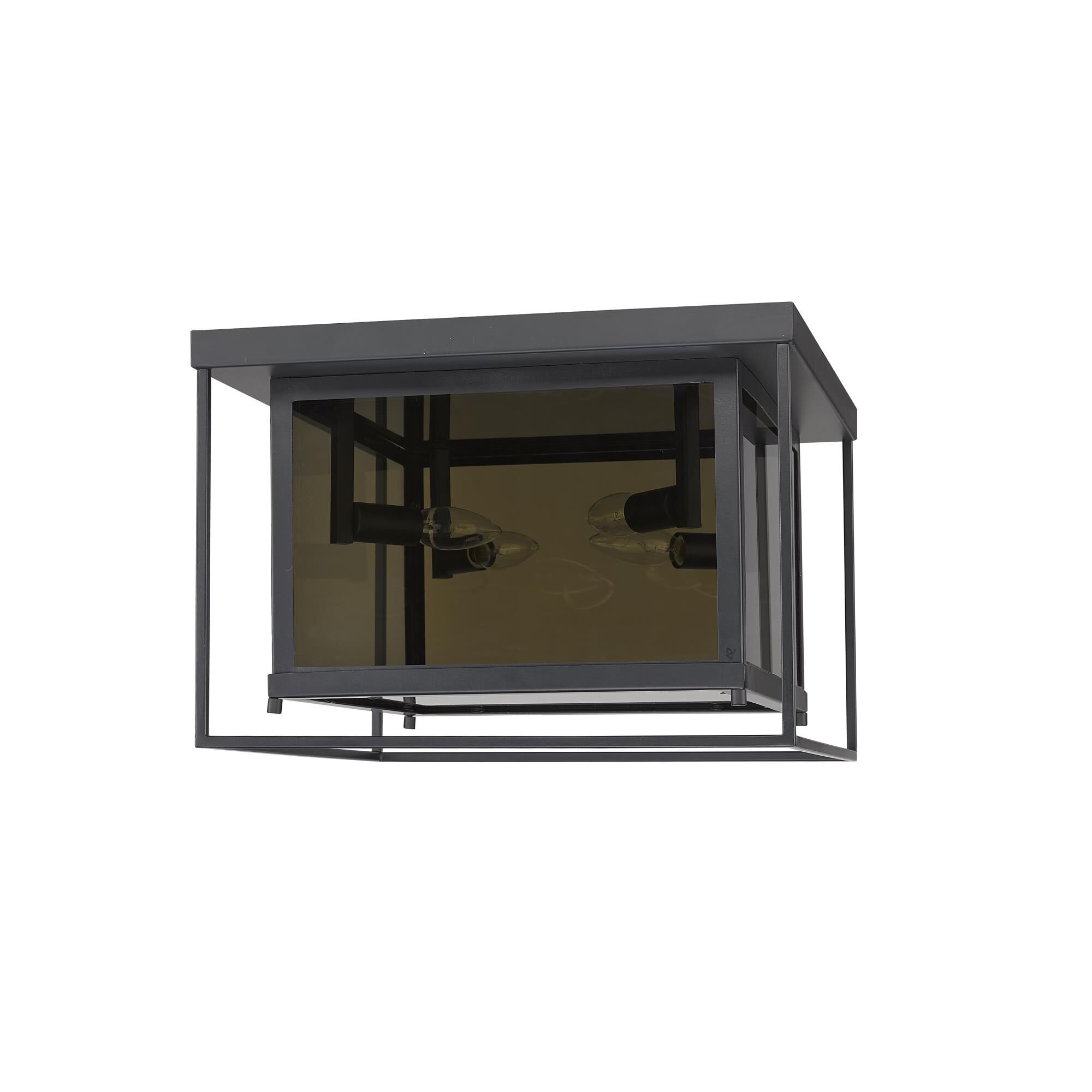 Shown in Misty Charcoal finish and Mirror glass and Mirror Glass shade