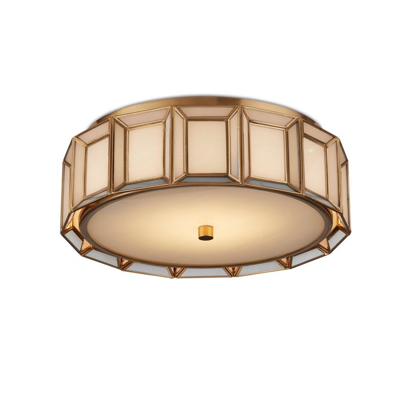Daze 19 Inch  Flush Mount by Currey and Company