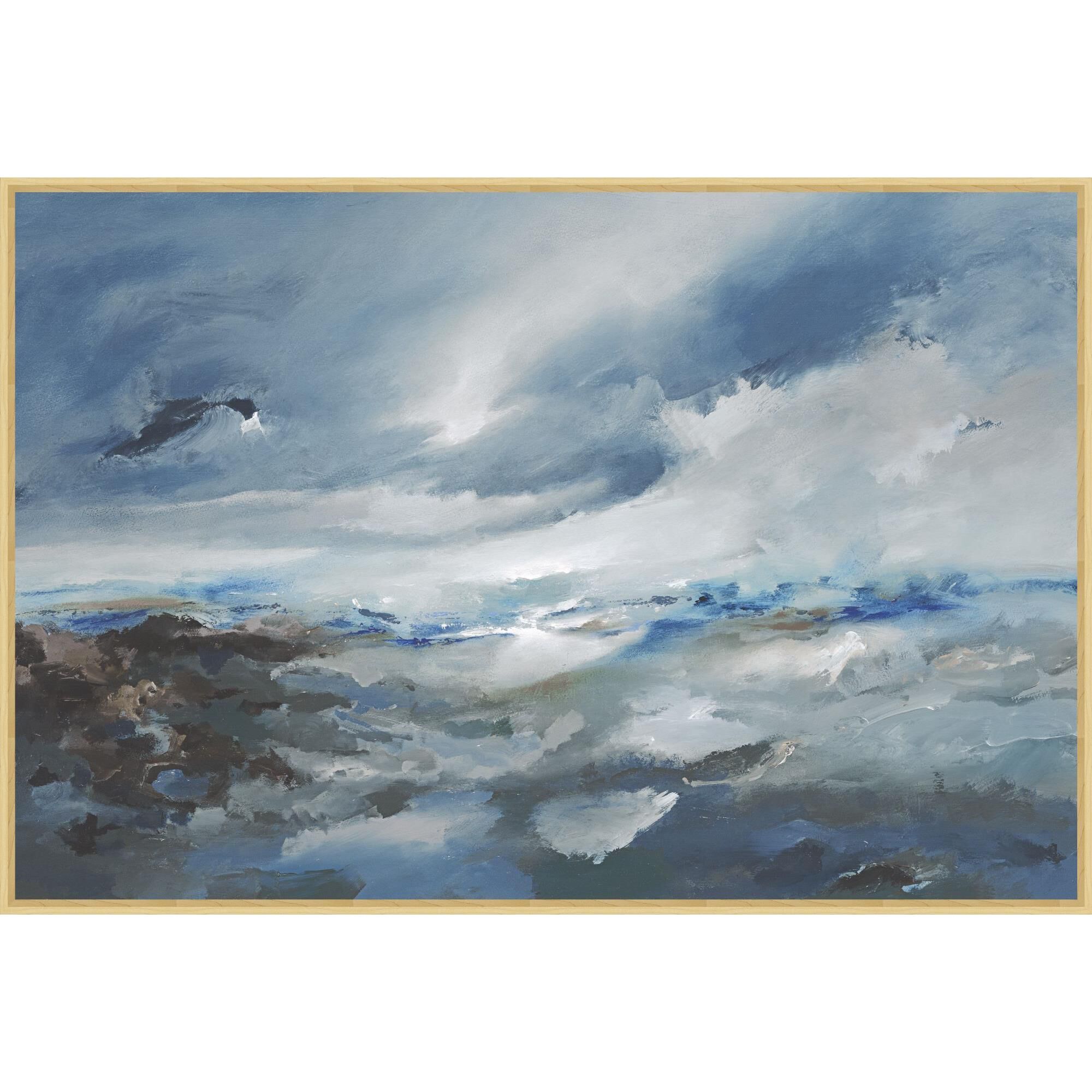 Studio L57 Impressions Stormy Coast Print by LEVEL57
