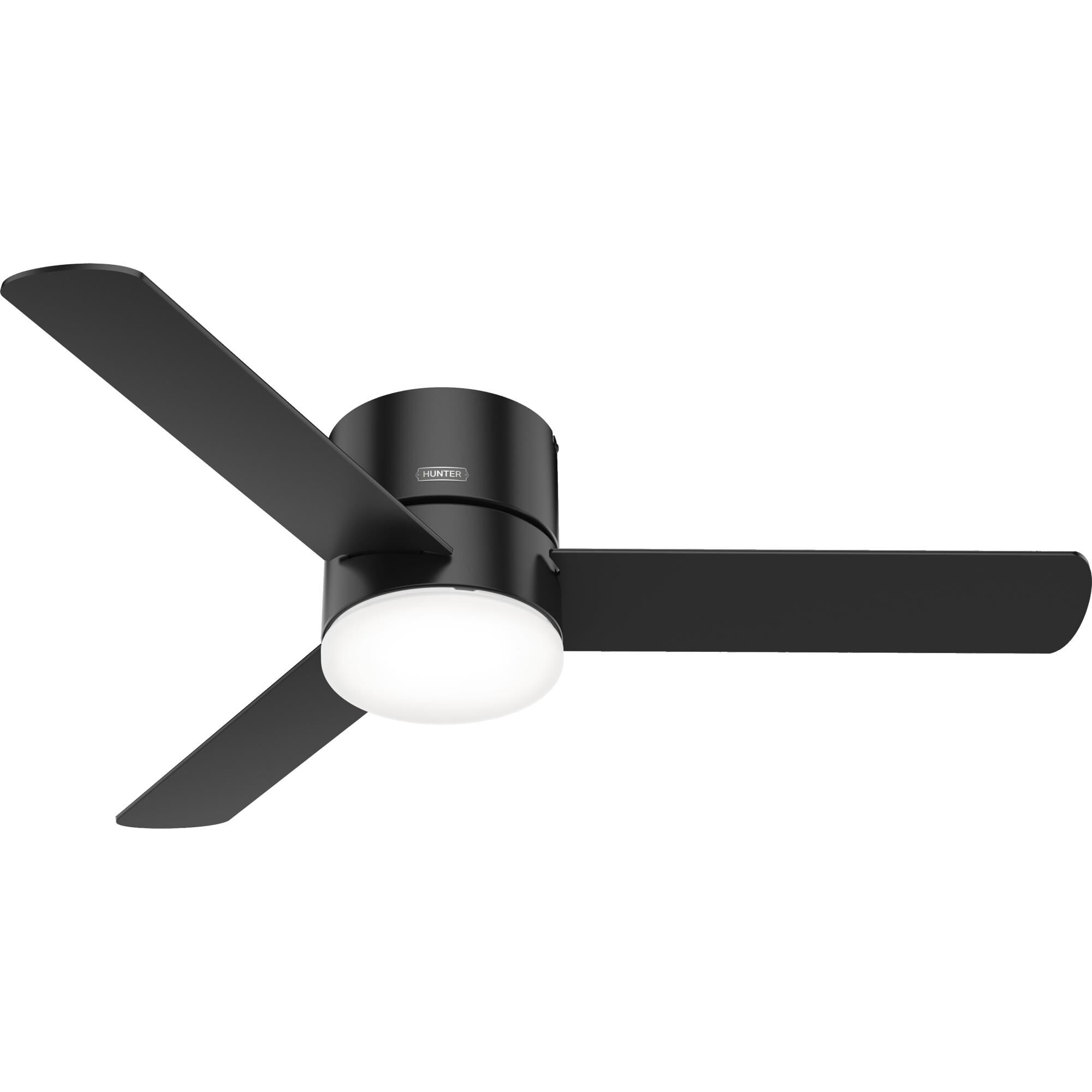 Minimus 52 Inch Flush Mount Fan with Light Kit by Hunter Fan
