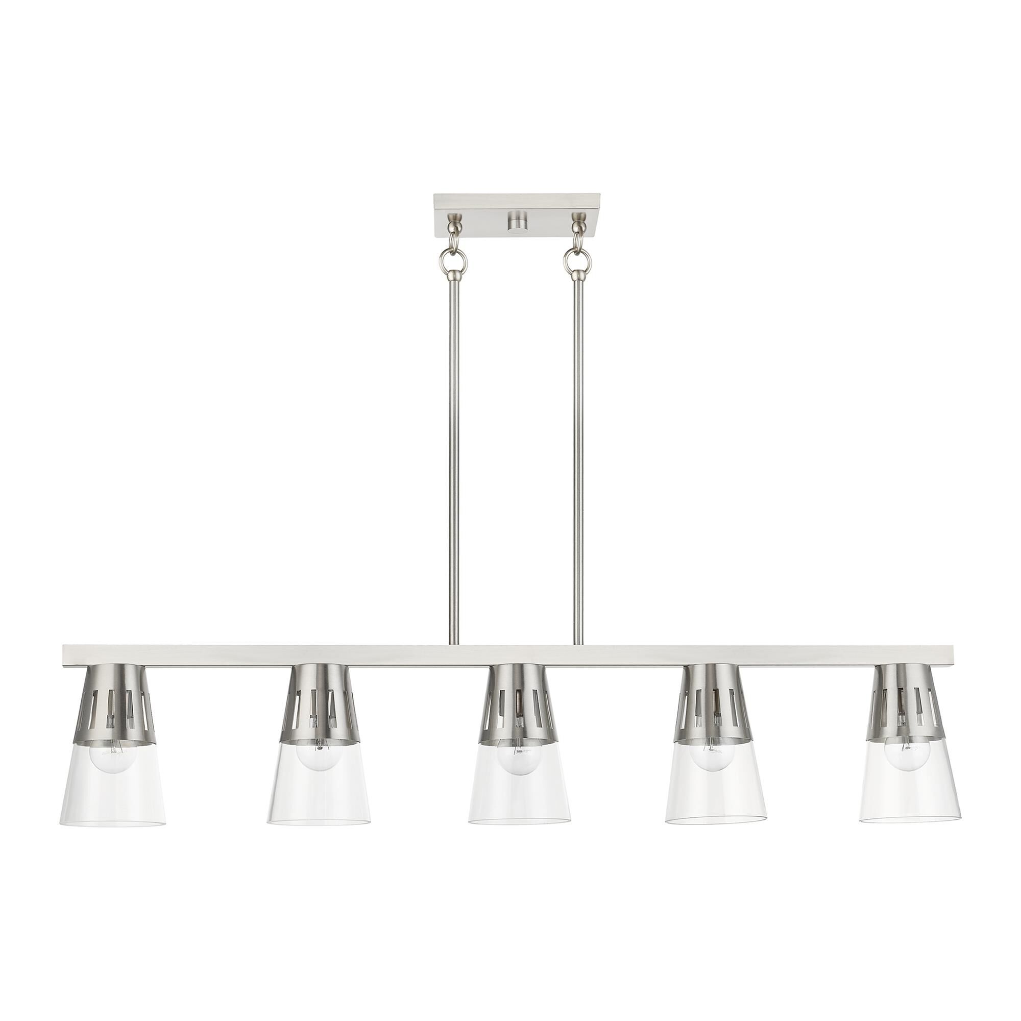 Bennington 42 Inch 5 Light Linear Suspension Light by Livex Lighting