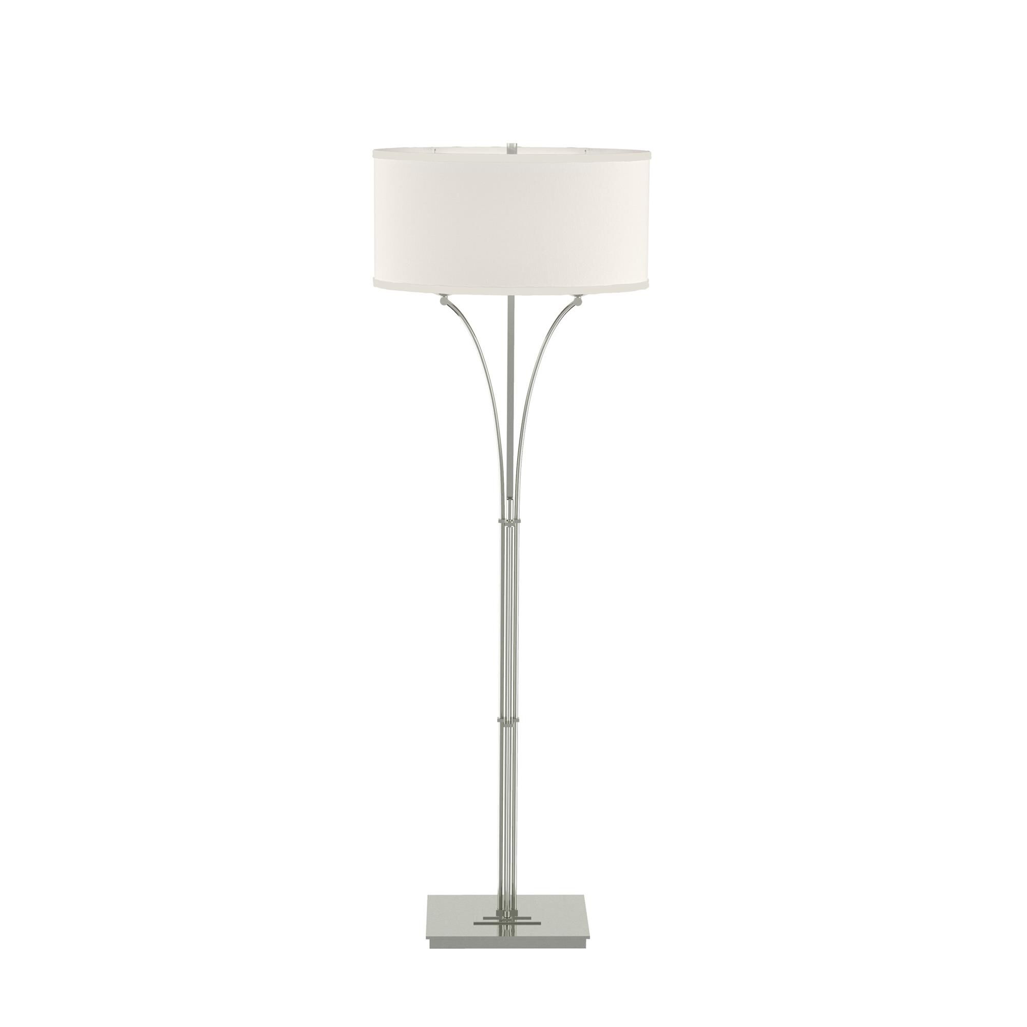 Shown in Sterling finish and Flax shade