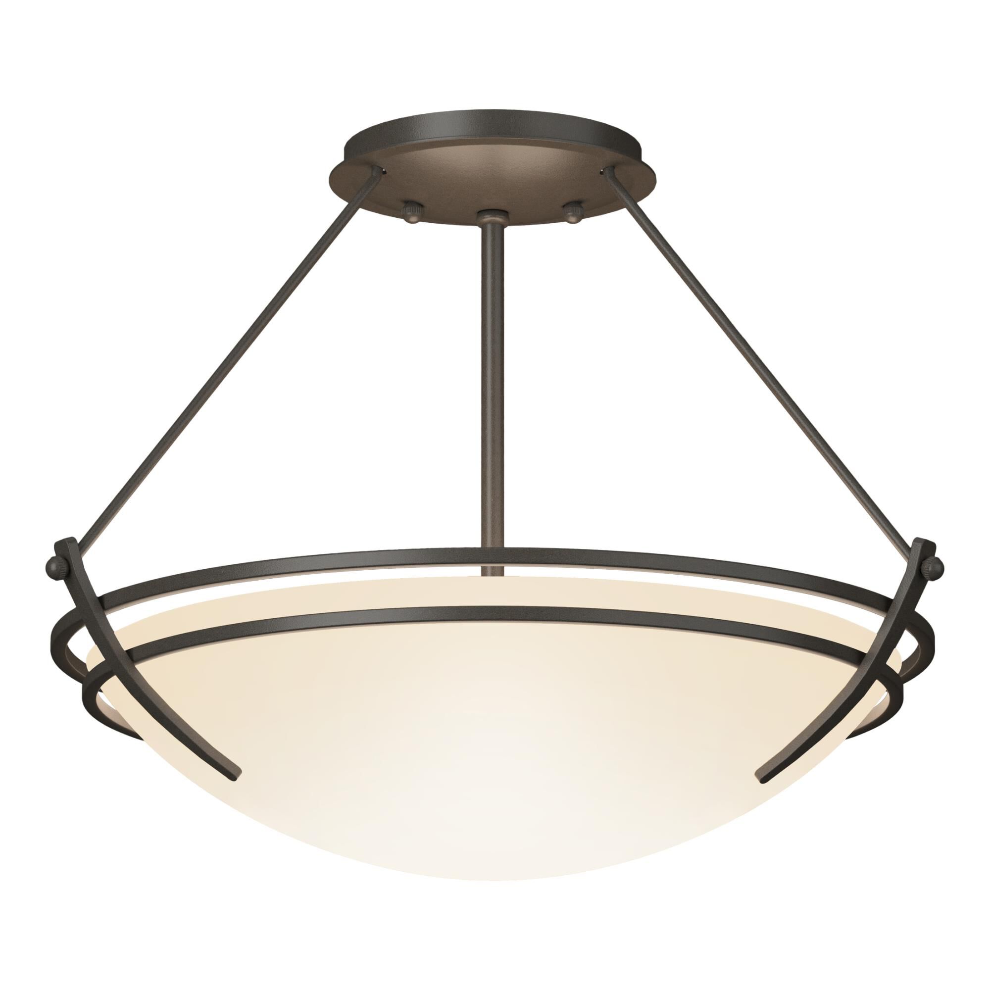 Presidio Tryne 16 Inch 2 Light Semi Flush Mount by Hubbardton Forge