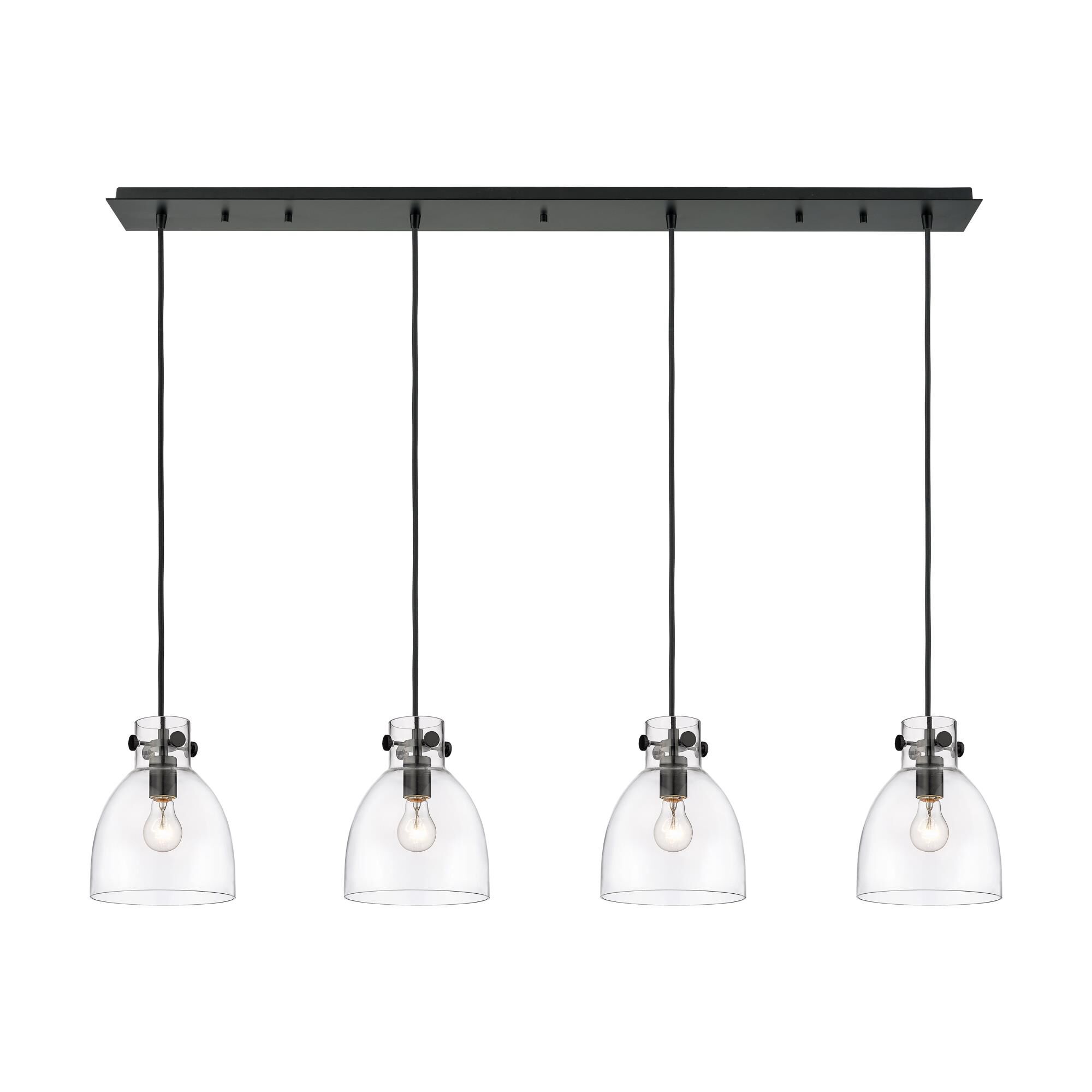 Bruno Marashlian Newton Bell 51 Inch 4 Light Linear Suspension Light by Innovations Lighting