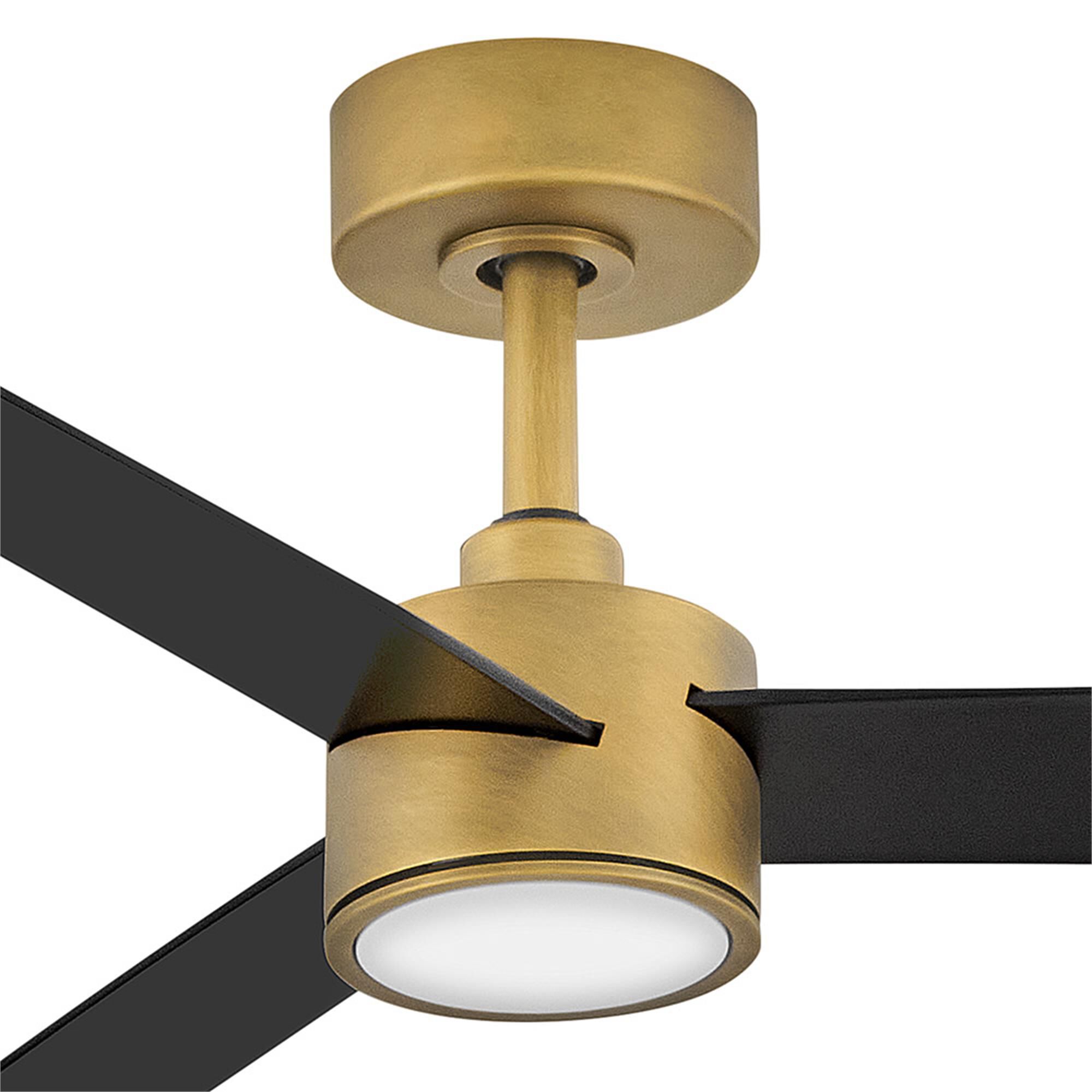 Speck 52 Inch Flush Mount Fan with Light Kit,