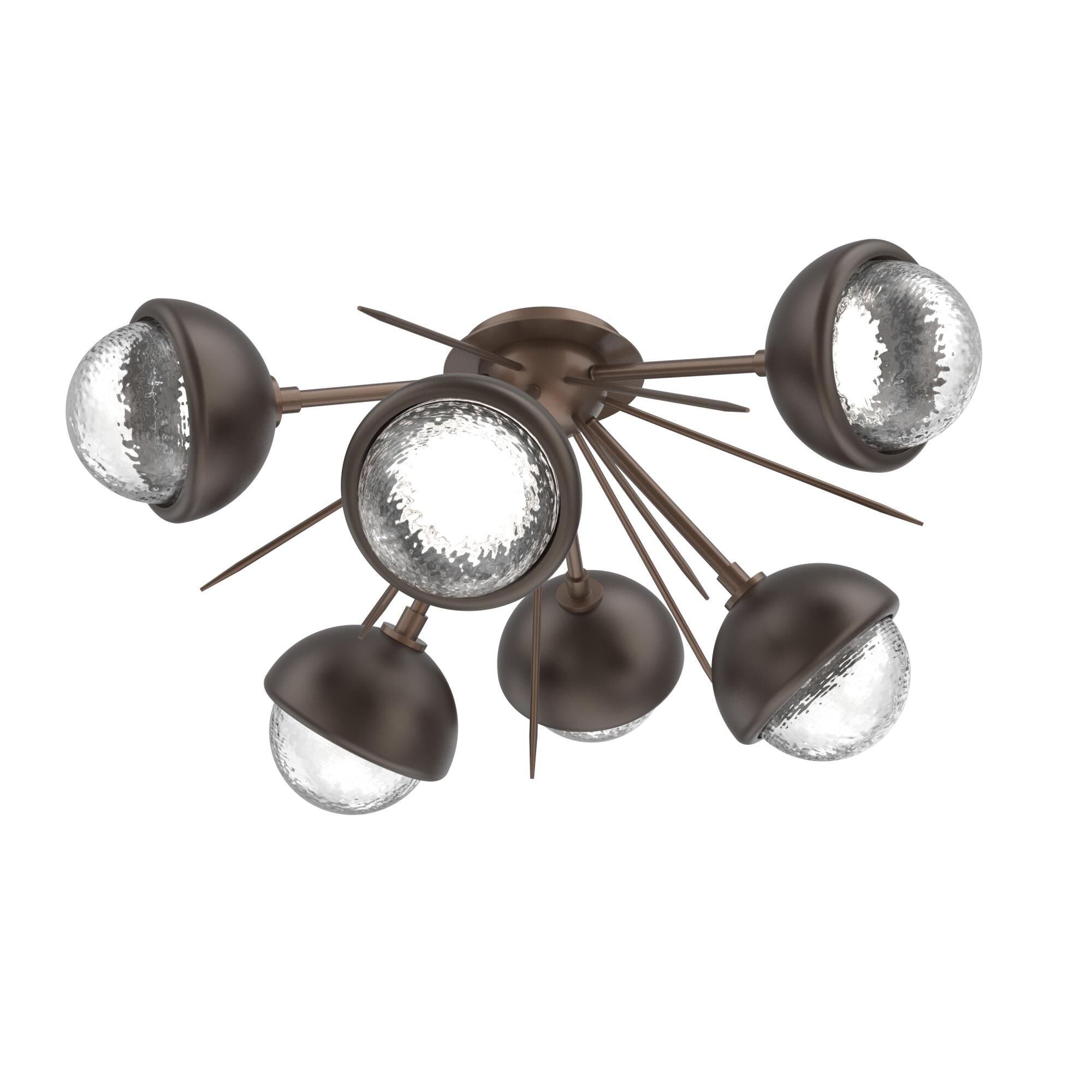 Shown in Burnished Bronze finish and Clear glass and Flat Bronze accent